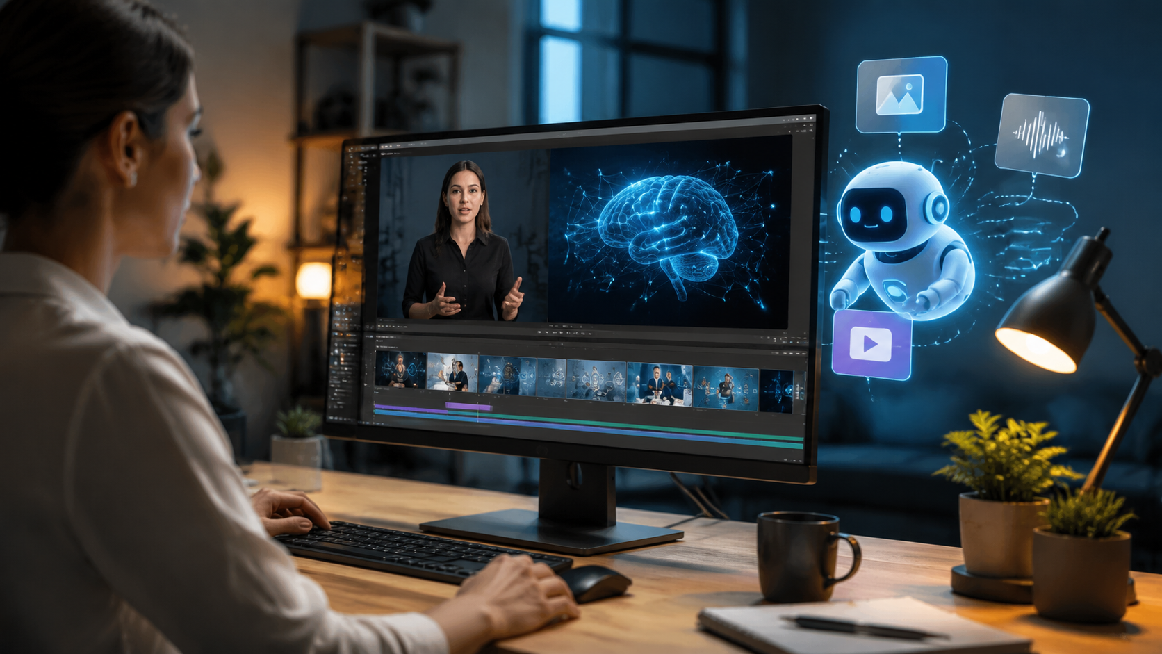 Illustration: ai video generator for e-learning tutorials