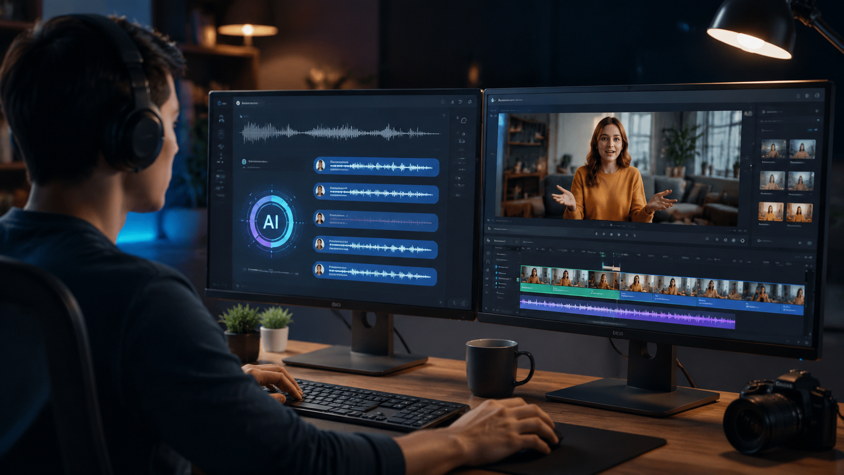 Illustration: how to add subtitles with ai video editing