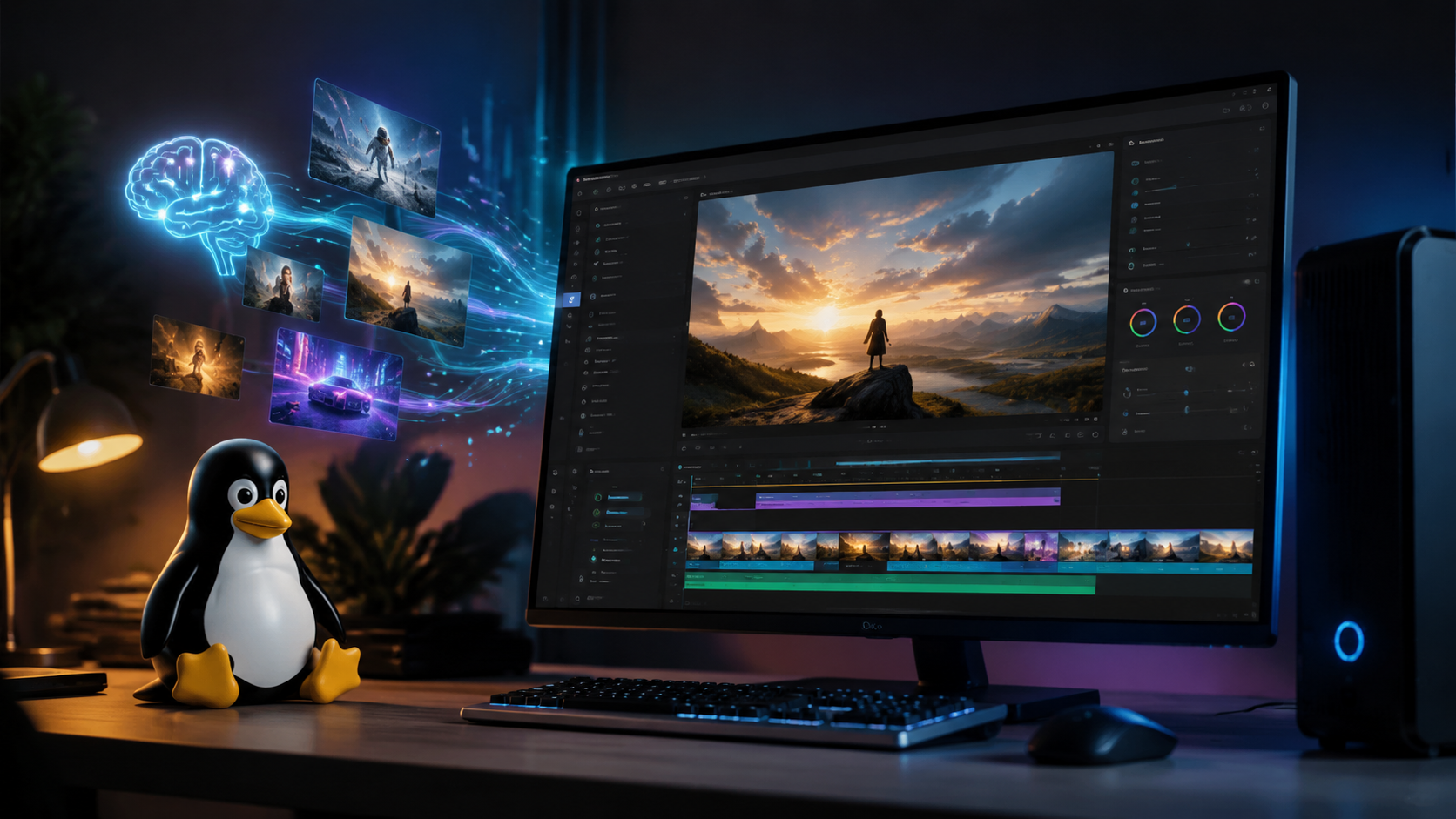 Illustration: best ai video generator for linux