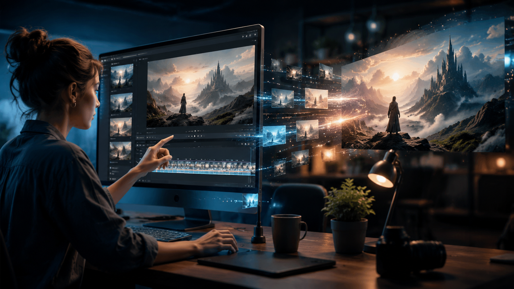 Illustration: how to create ai videos in minutes