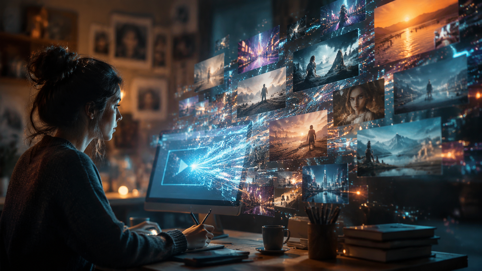 Illustration: ai video generation from text