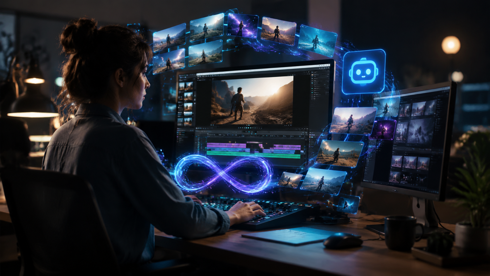 Illustration: ai video editing unlimited generations