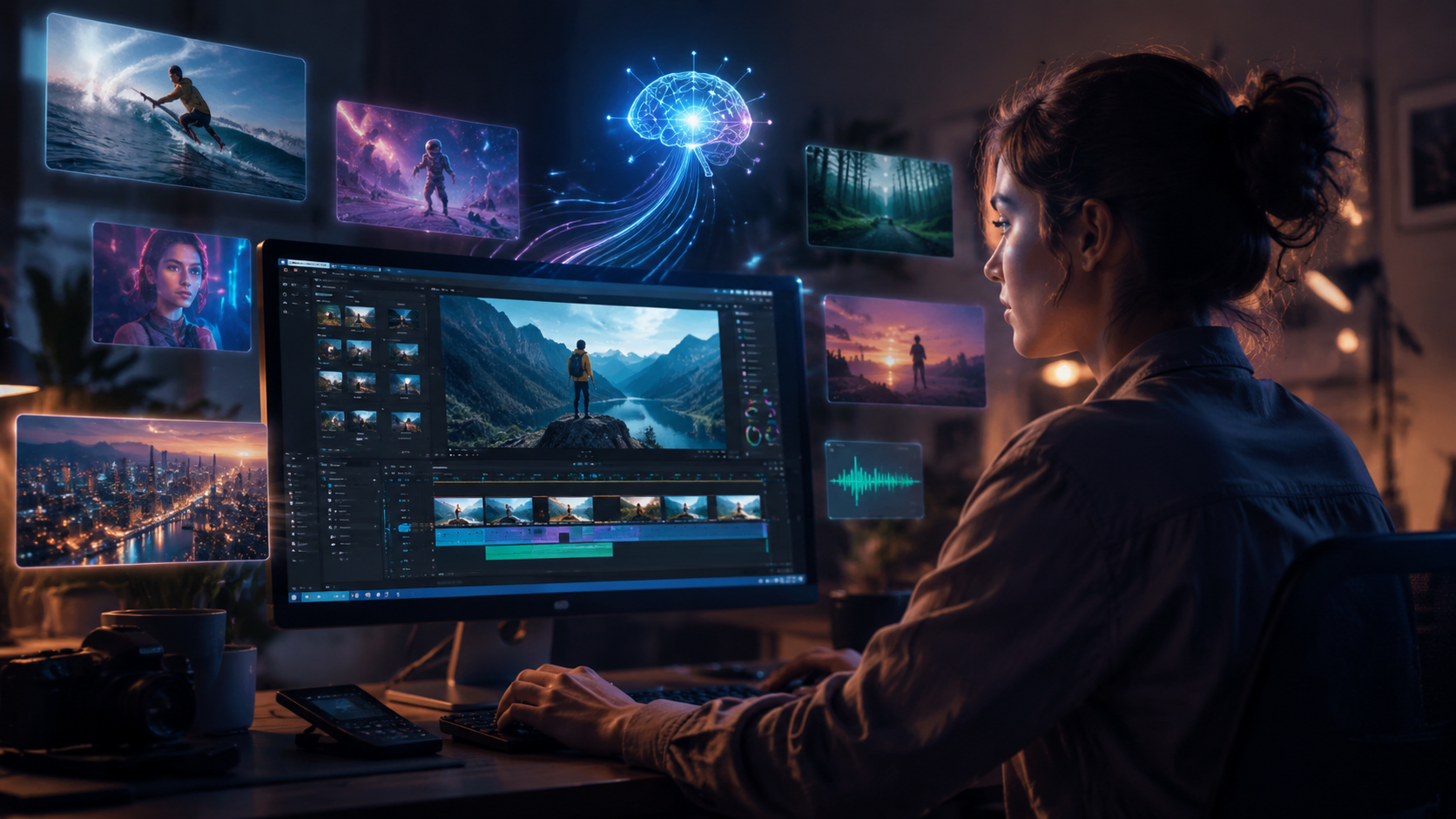 Illustration: ai video editor for content creation