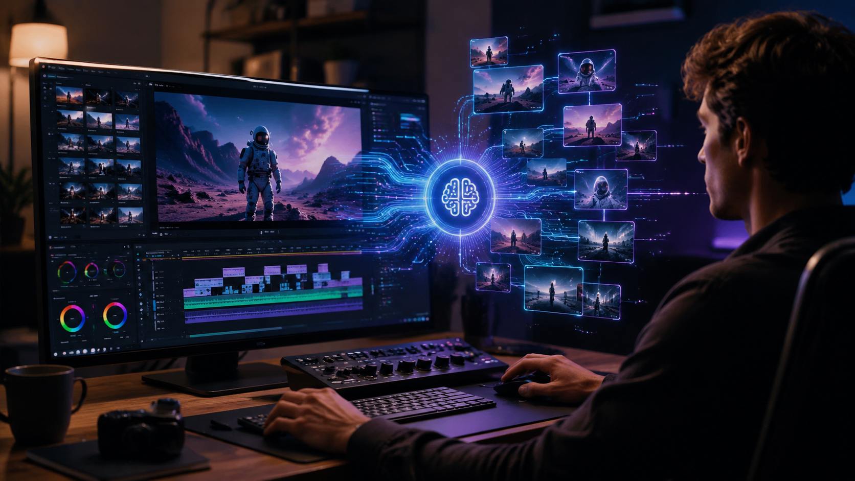 Illustration: ai video editing software trends