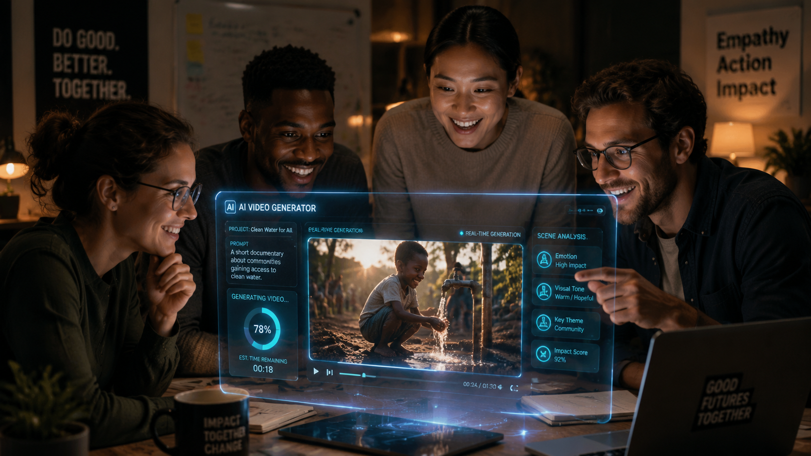 Illustration: best text to video ai for nonprofits
