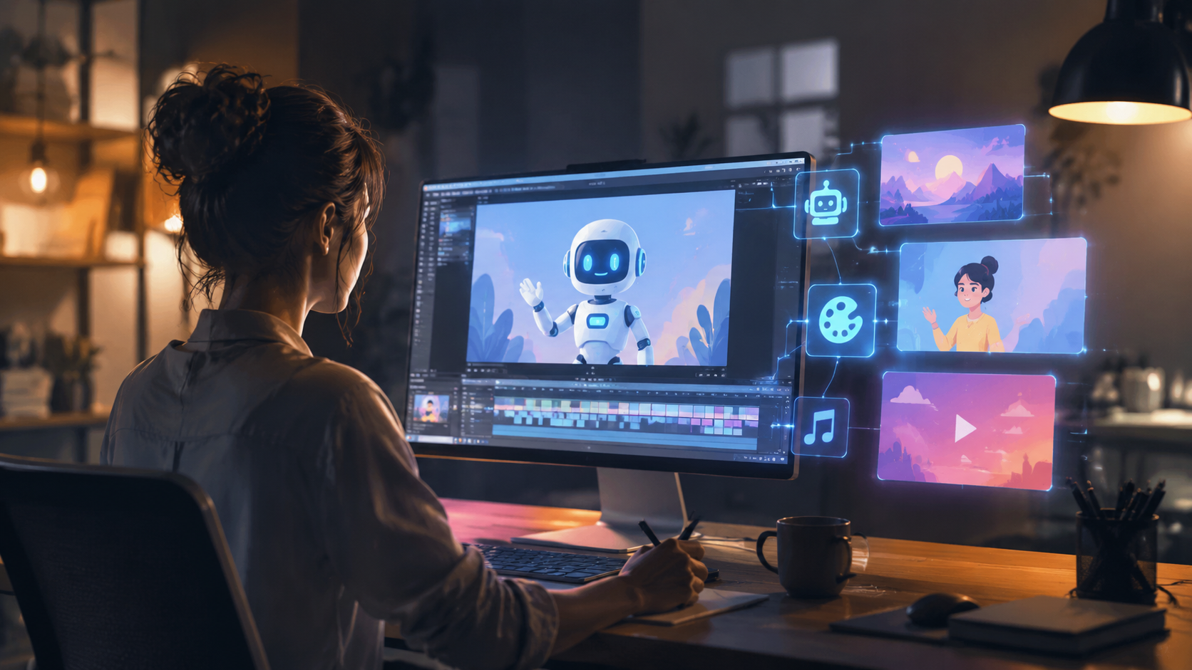 Illustration: how to make explainer videos ai