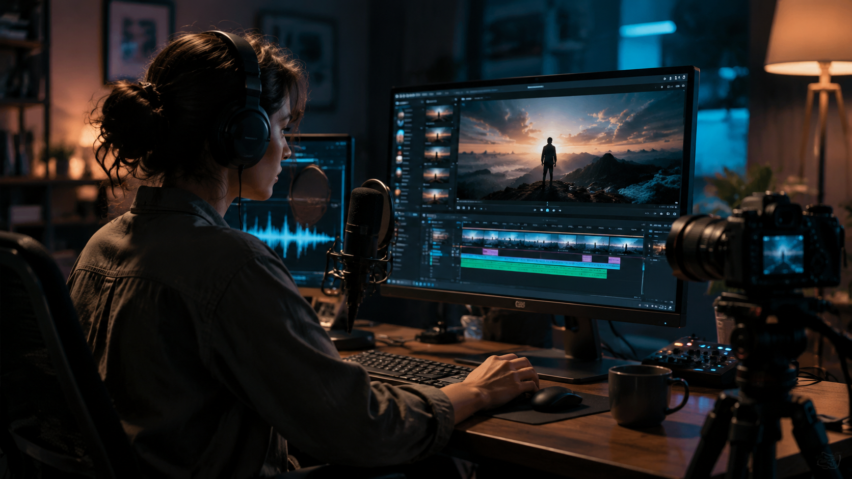 Illustration: how to create ai videos with voiceover