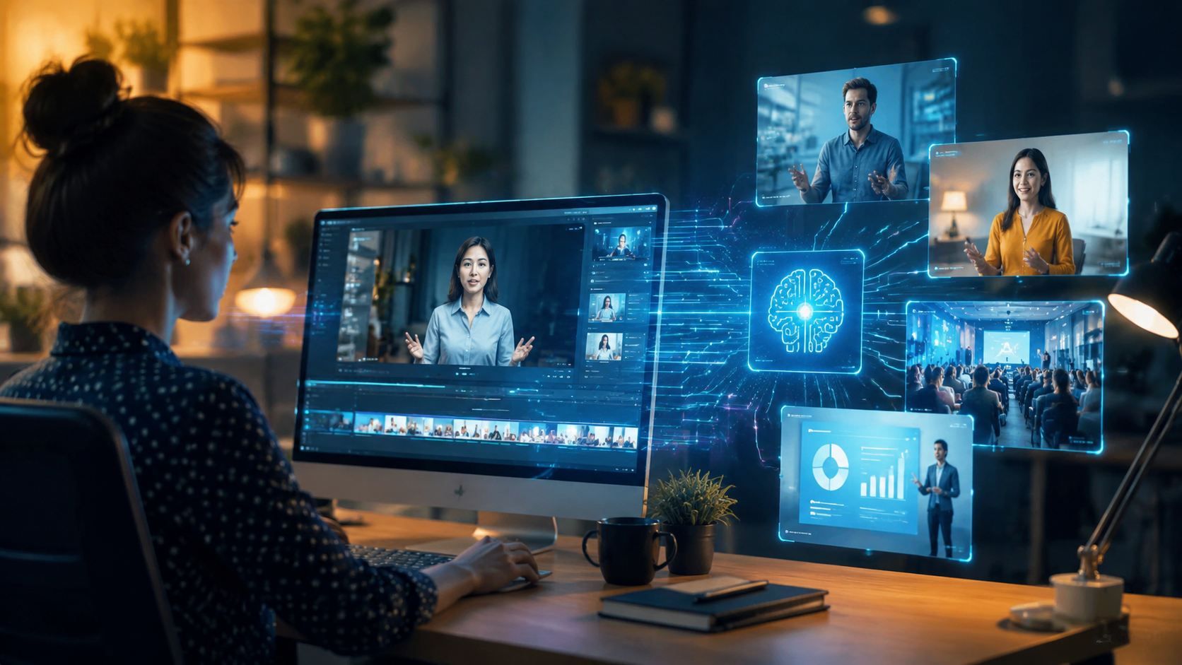 Illustration: best ai video generator for webinars