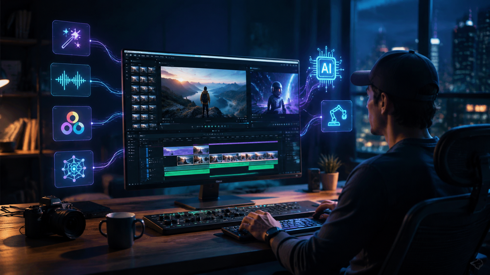 Illustration: best ai tools for video editing in 2026