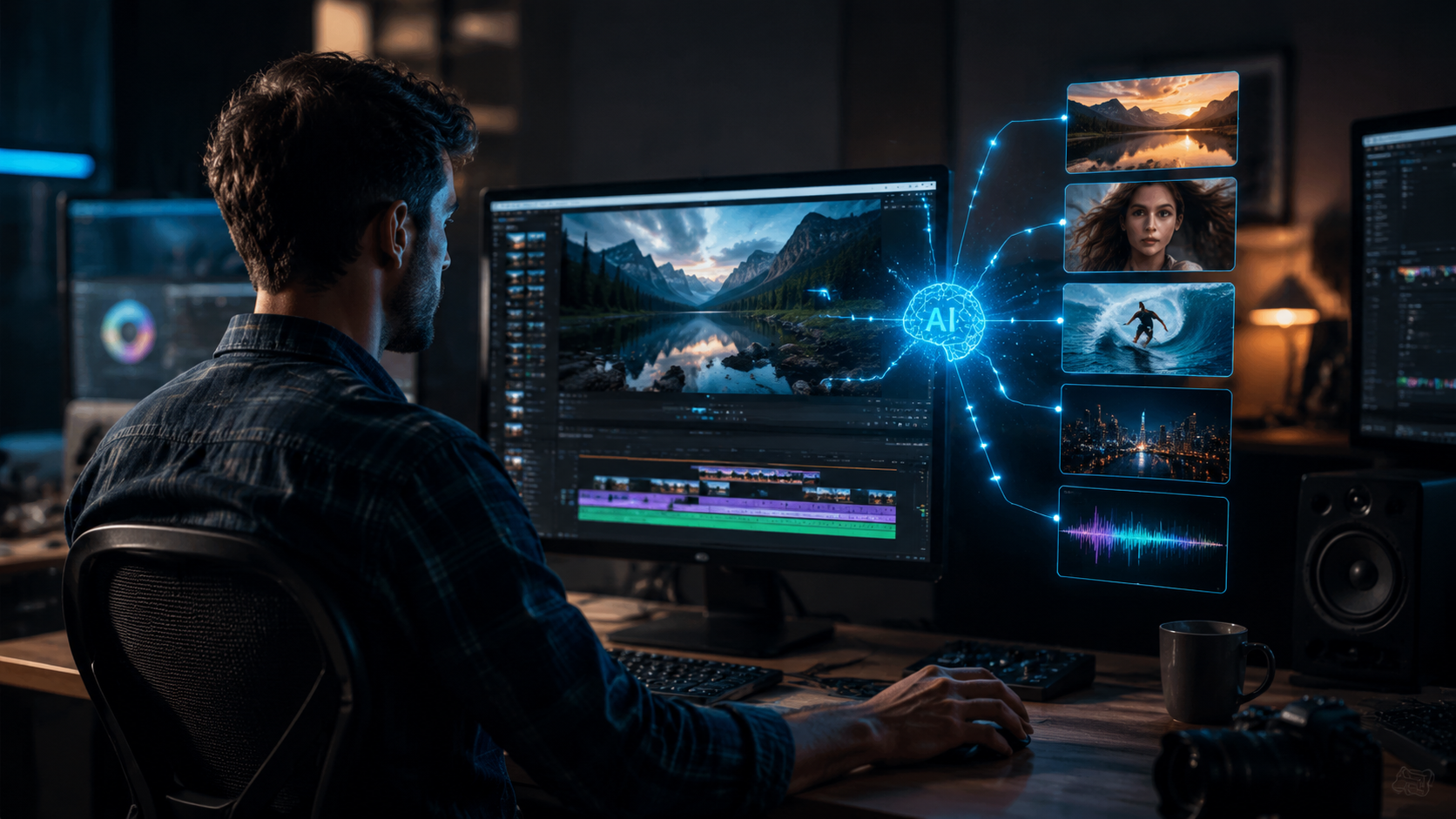Illustration: how to enhance videos using ai editing