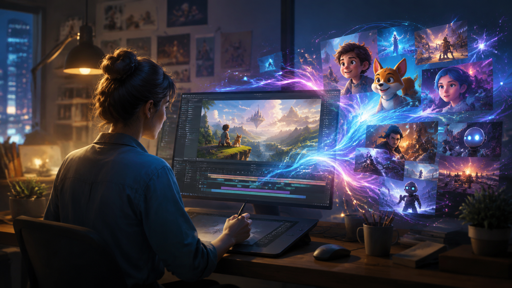 Illustration: ai animation generator tools 2026