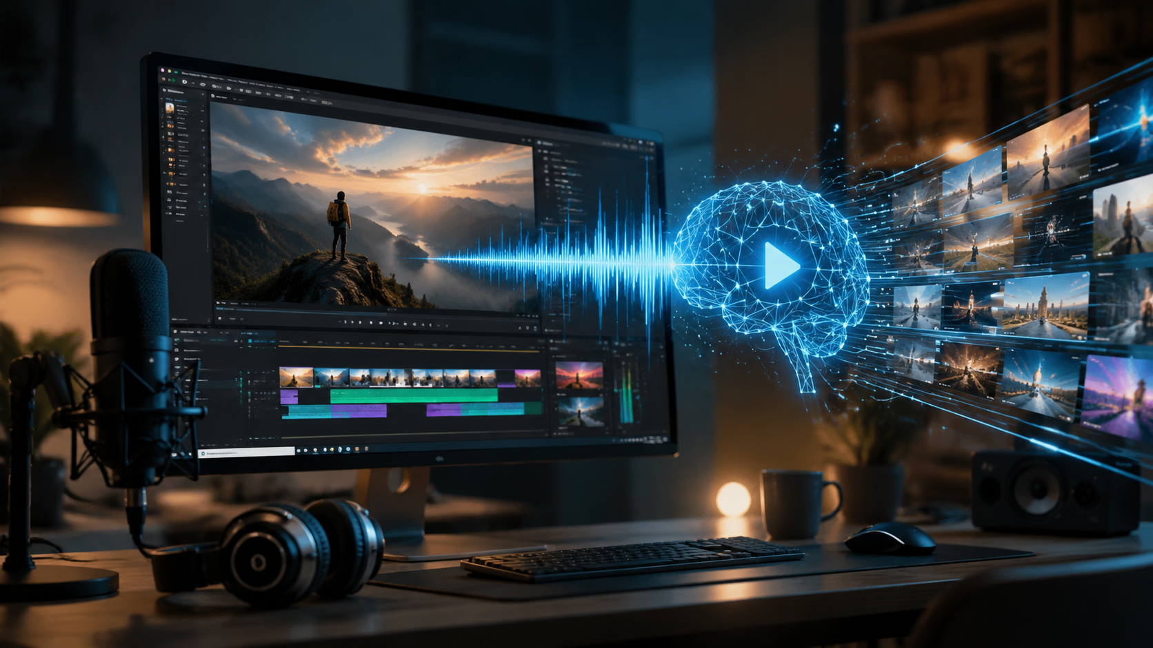 Illustration: best audio to video ai tools