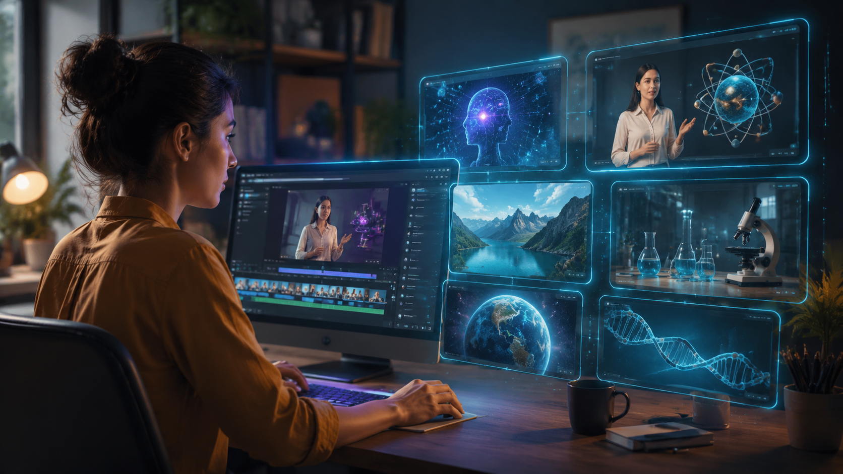 Illustration: ai video generator for e-learning content