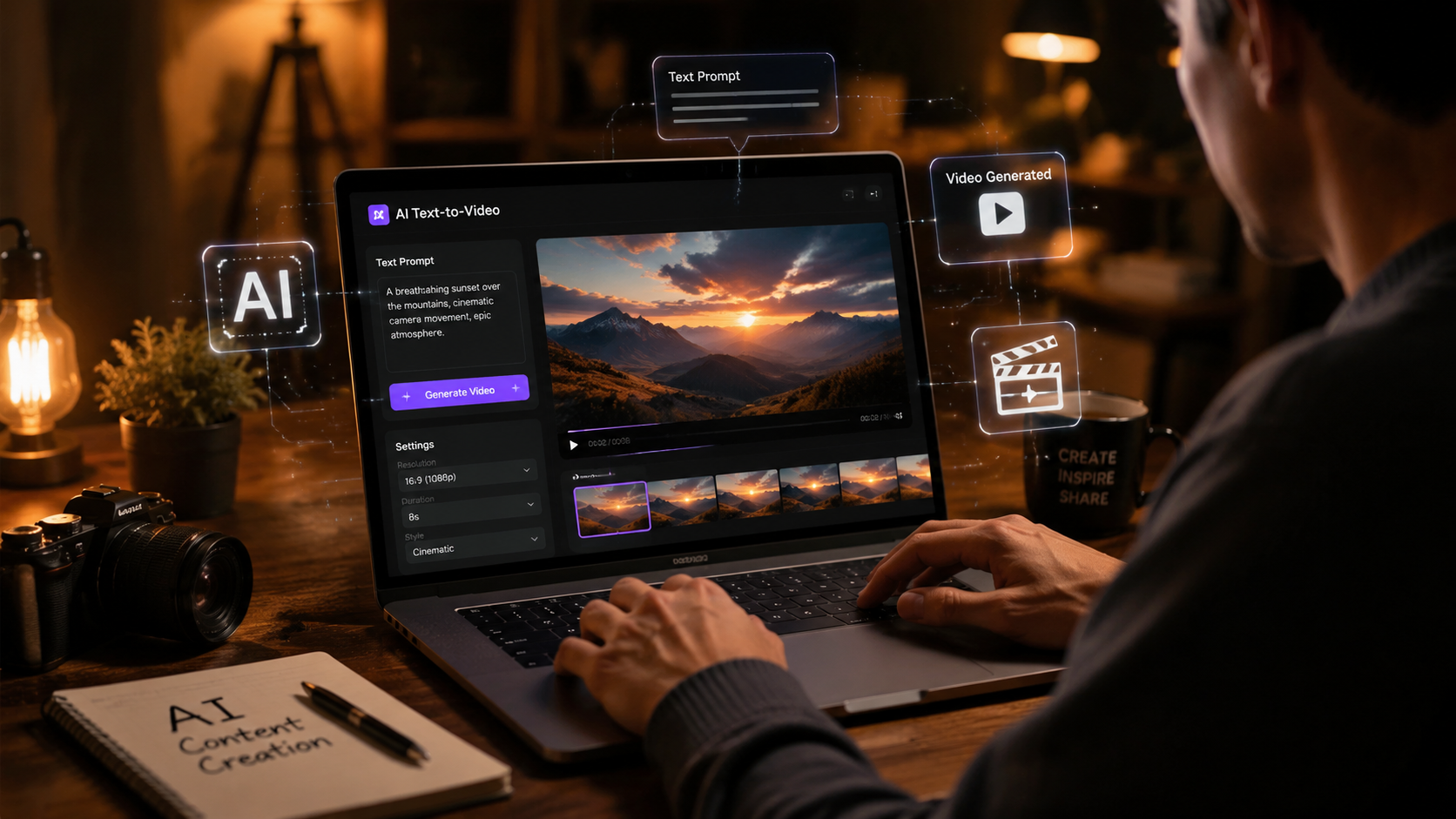 Illustration: best text to video ai for bloggers