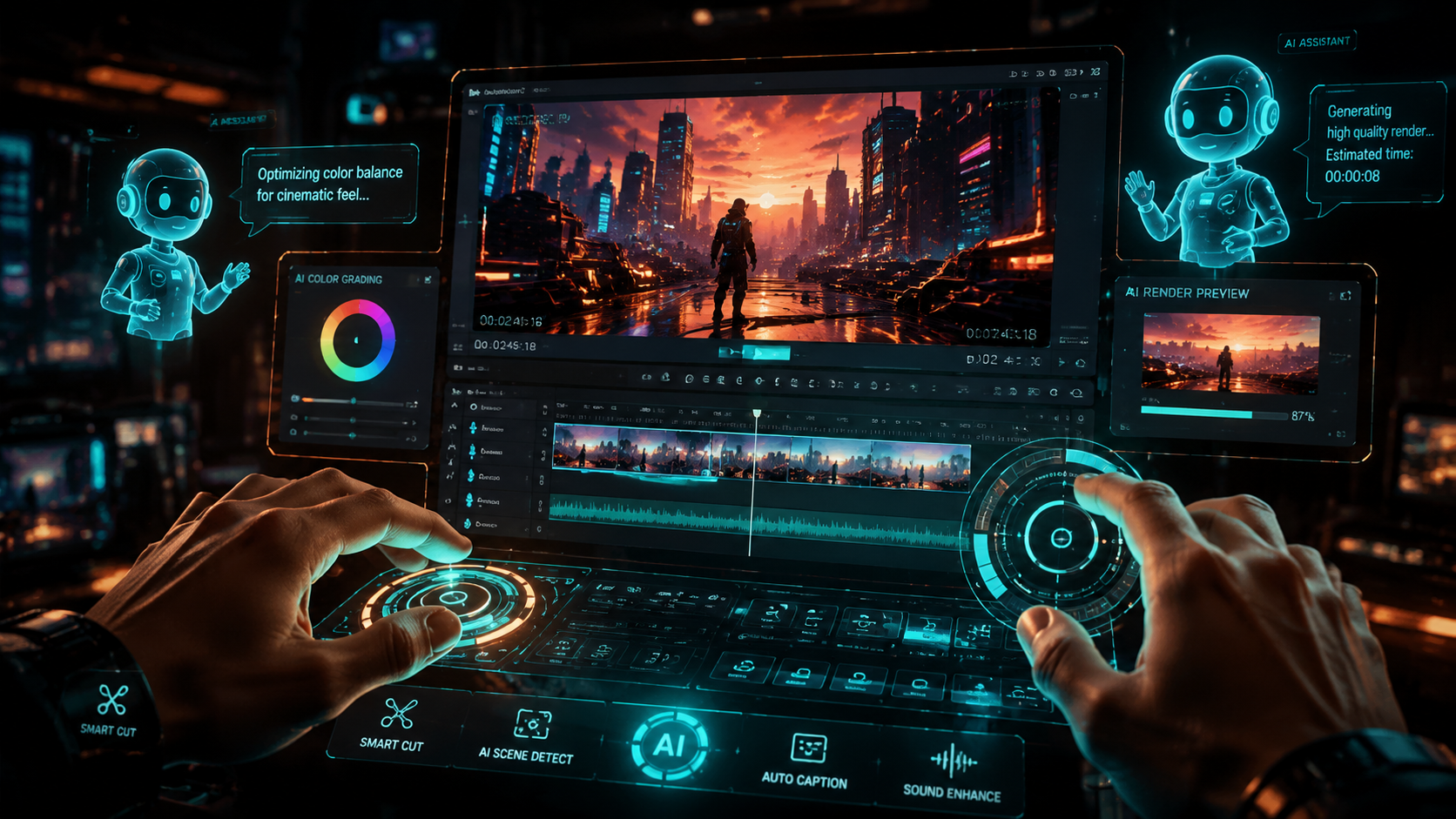 Illustration: how to make ai videos faster