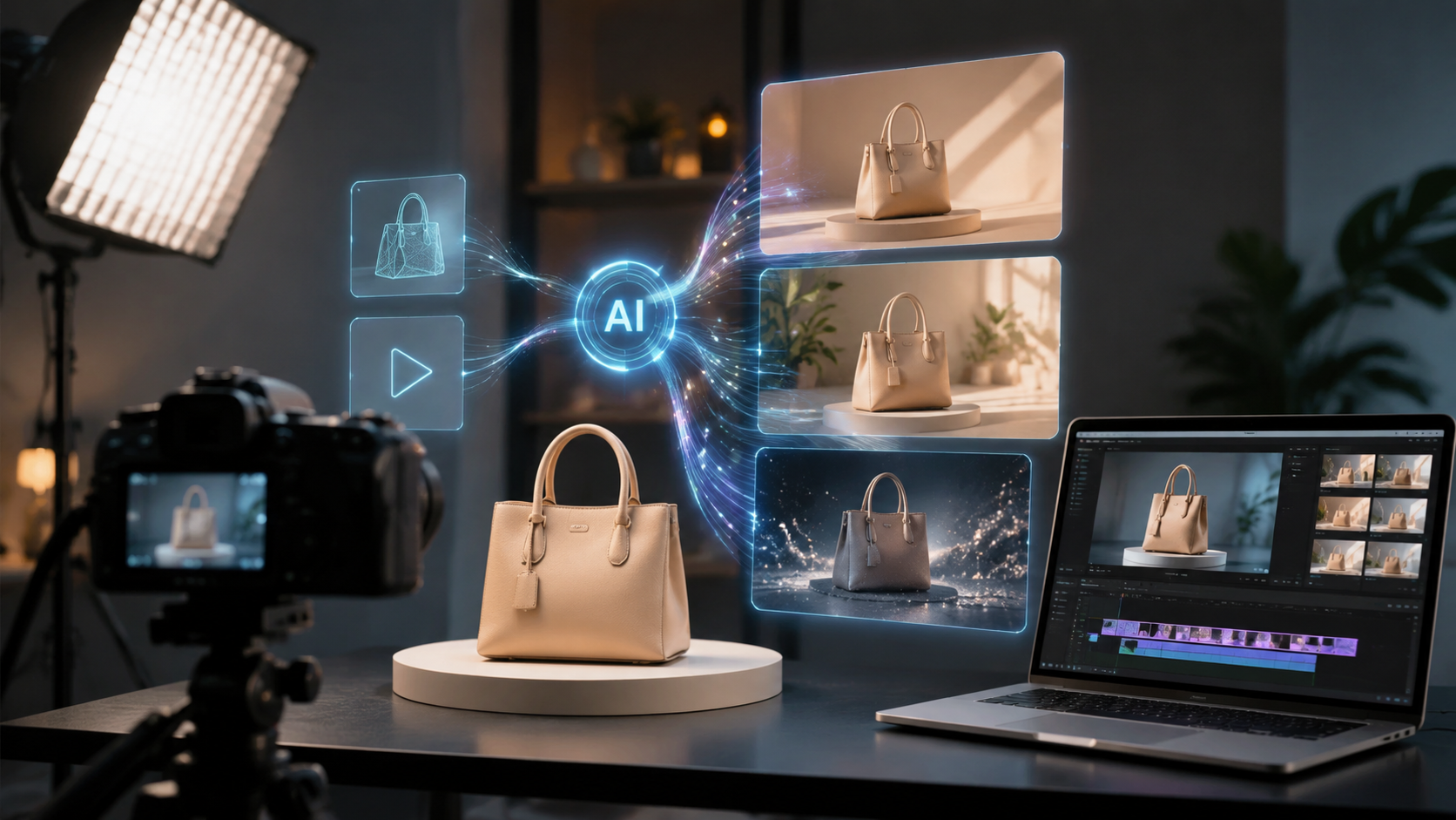 Illustration: ai video generator for ecommerce product demos