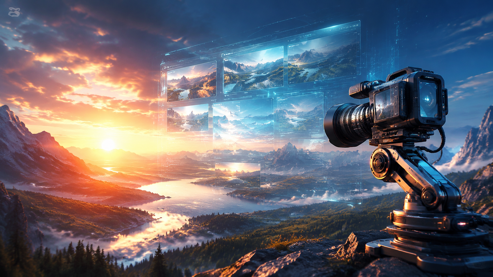 Illustration: ai video generator with 4k resolution