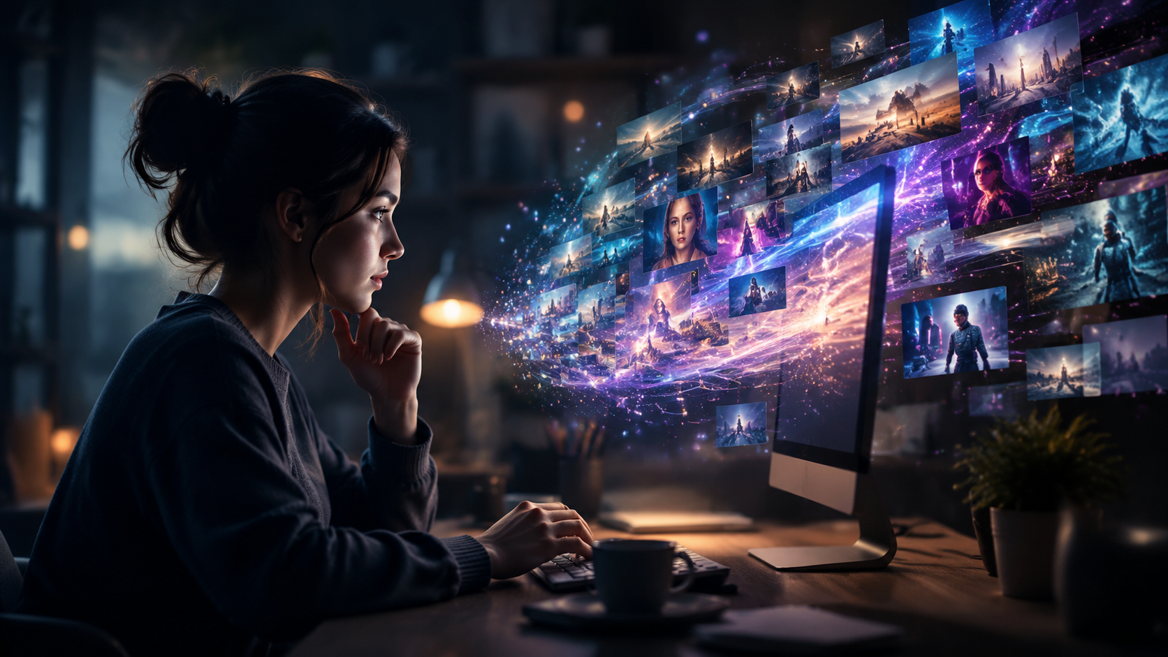 Illustration: how to make ai videos from text prompts