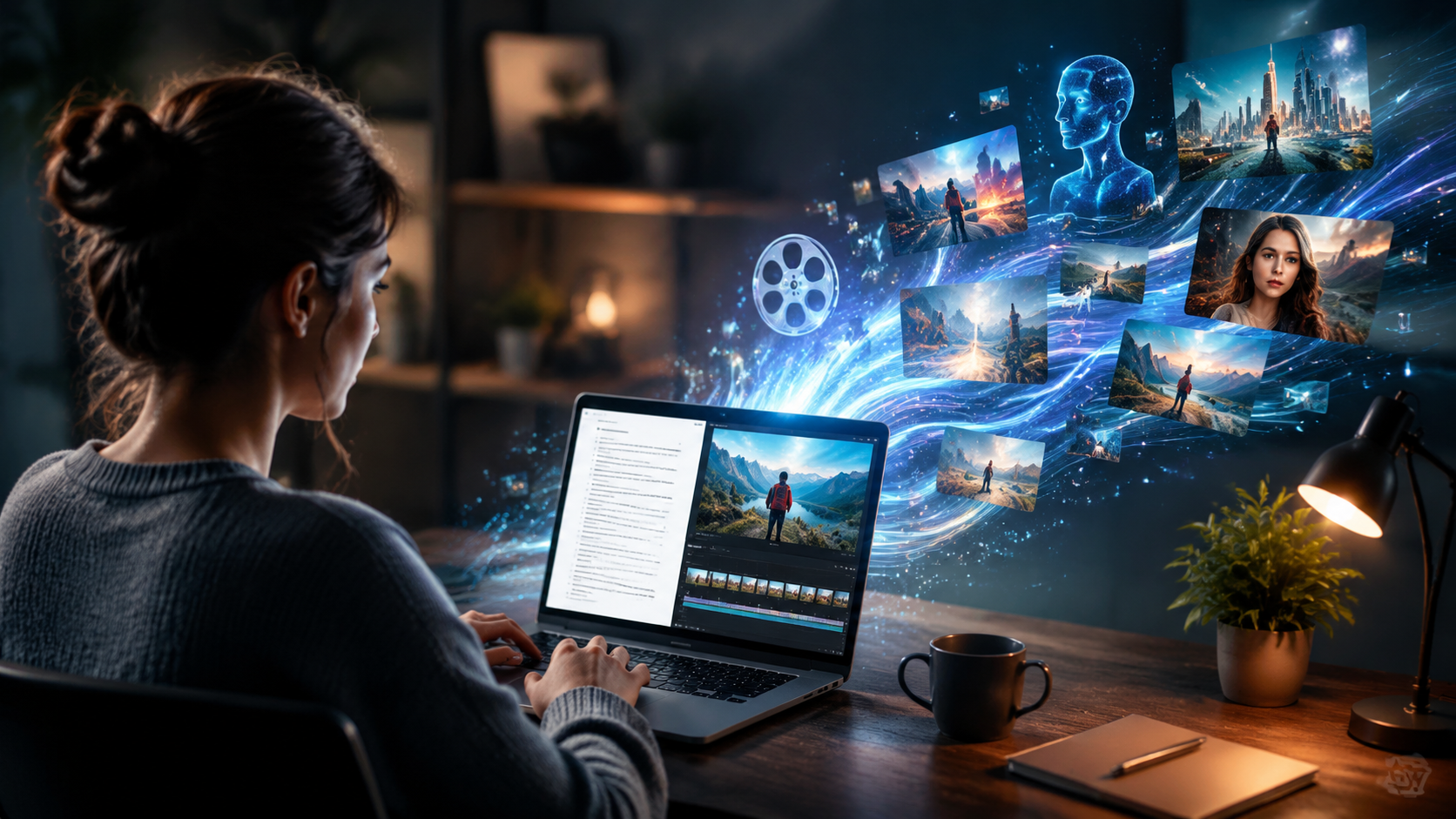 Illustration: how to make ai videos from blog posts