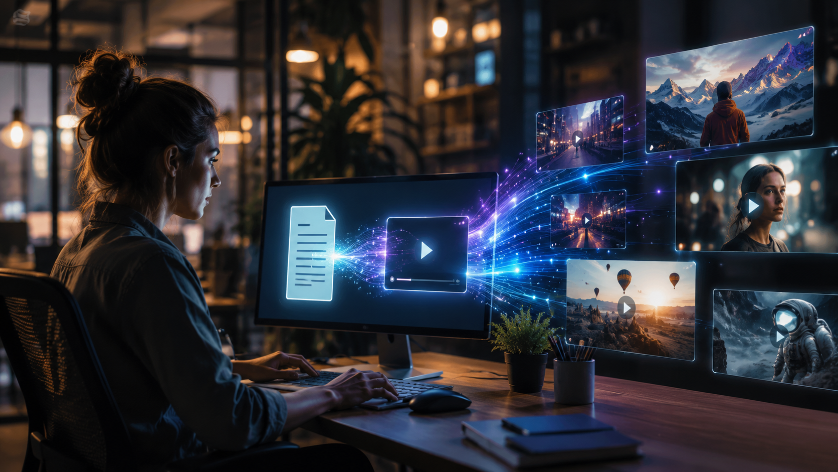 Illustration: best free text to video ai for startups
