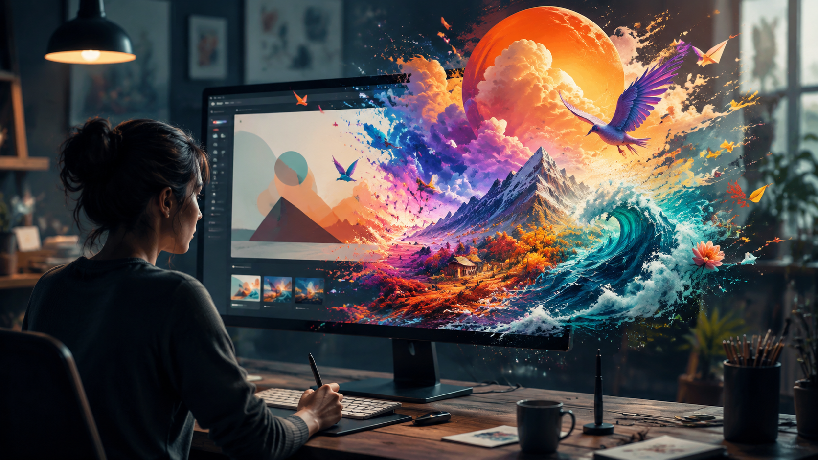 Illustration: Recraft AI design image generator review