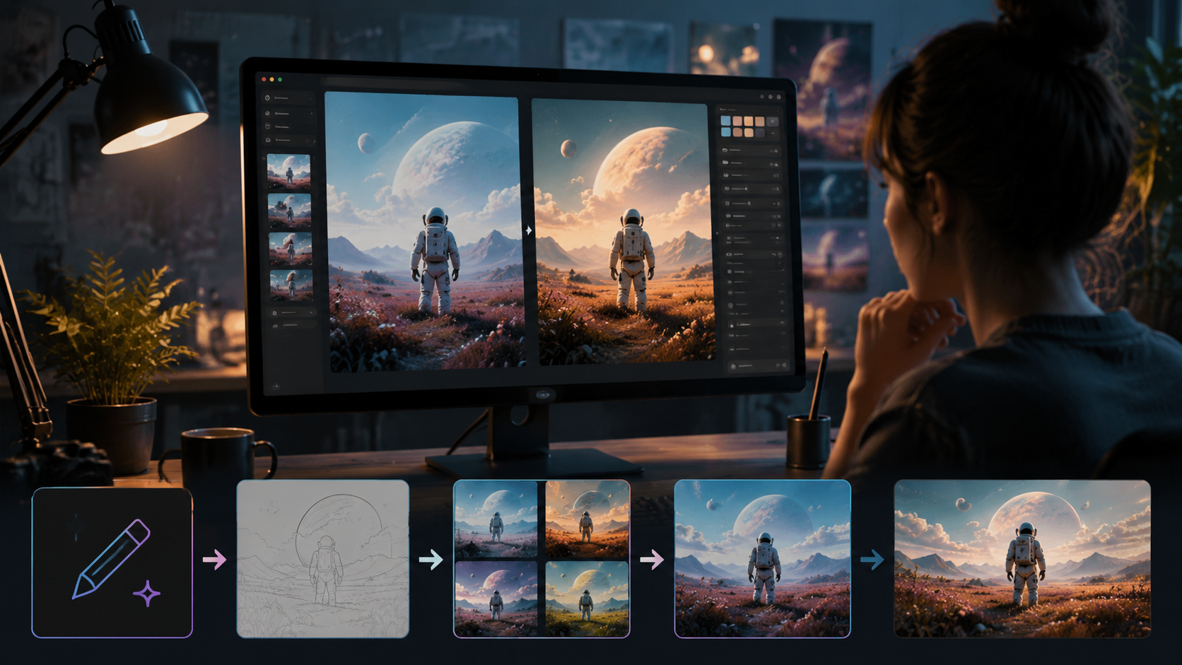 Ideogram vs Digen AI text in images workflow