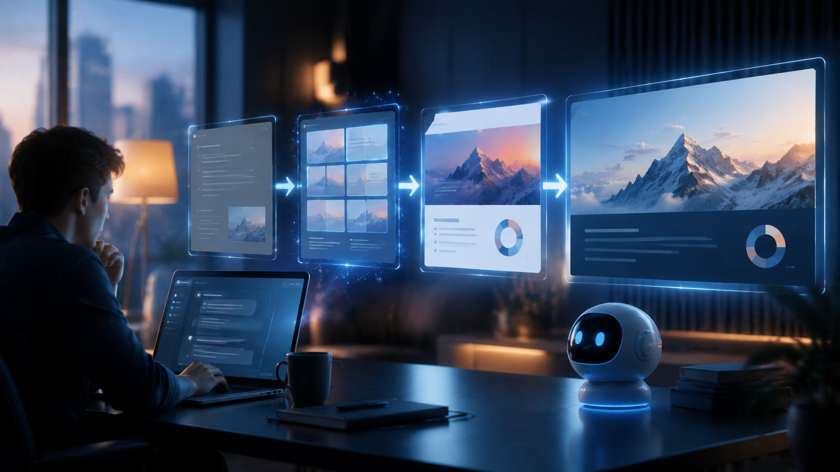 ai slide editor by cubeone workflow