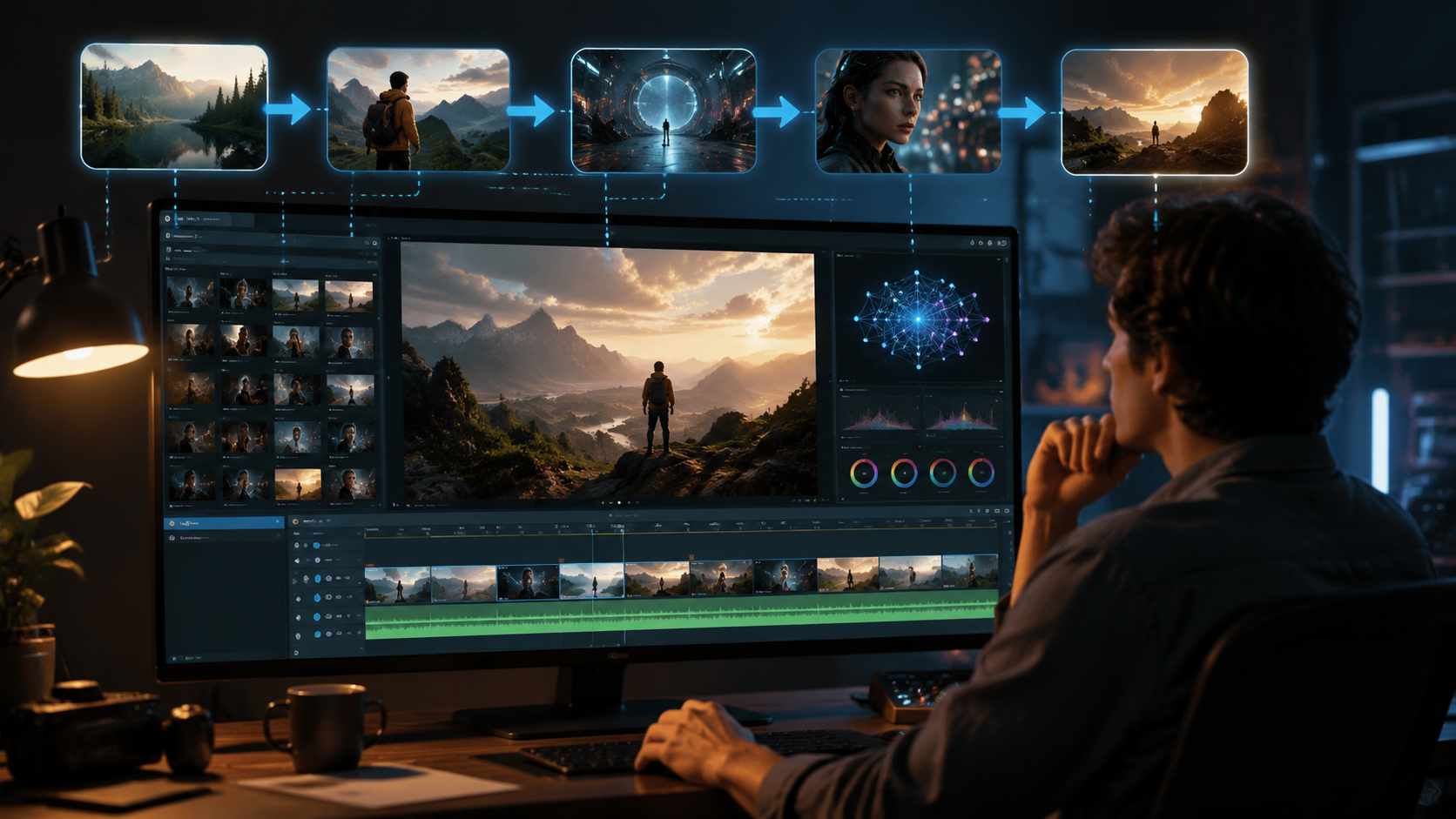 openart director ai video editing workflow