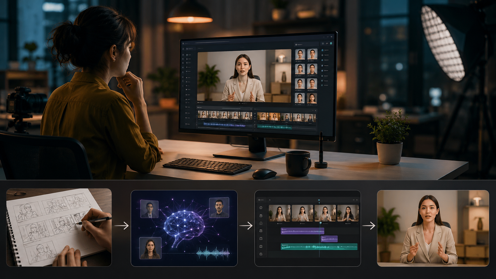 HeyGen alternative AI video tools workflow