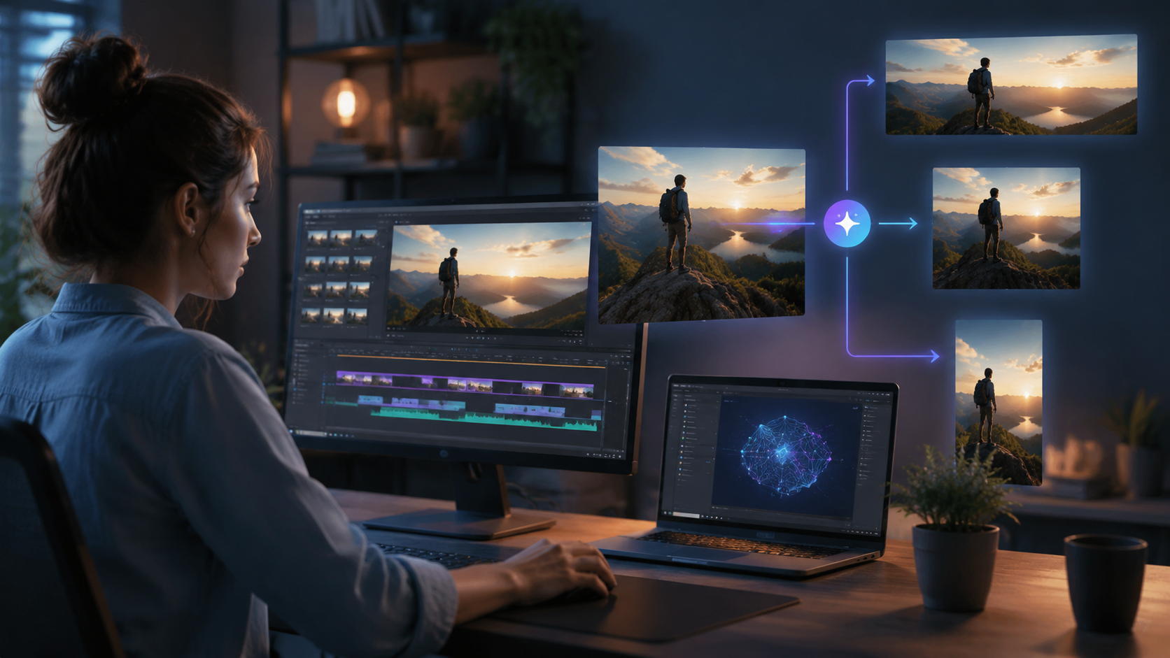 how to resize videos with ai editor workflow
