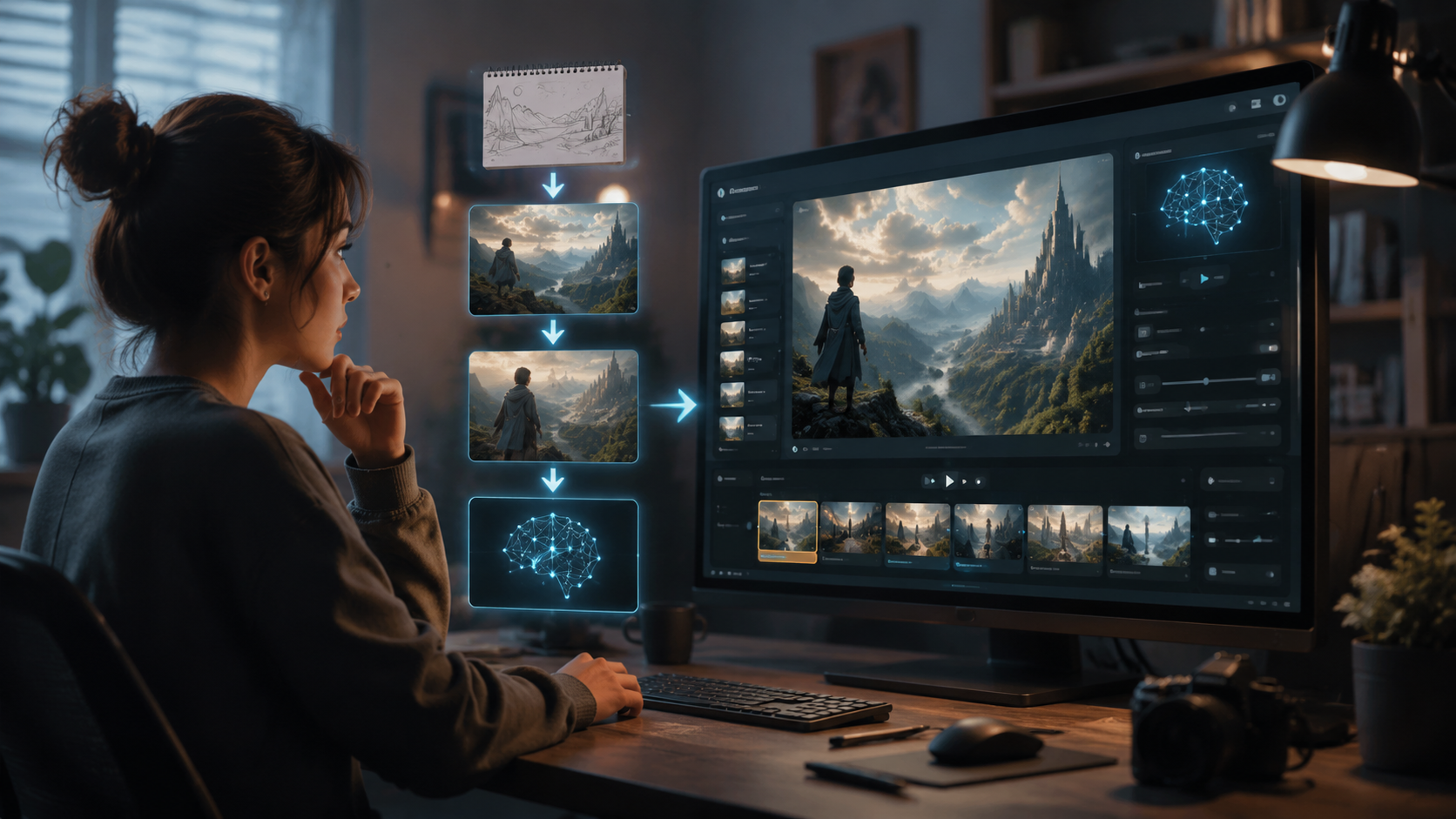 best free ai video generator for beginners workflow