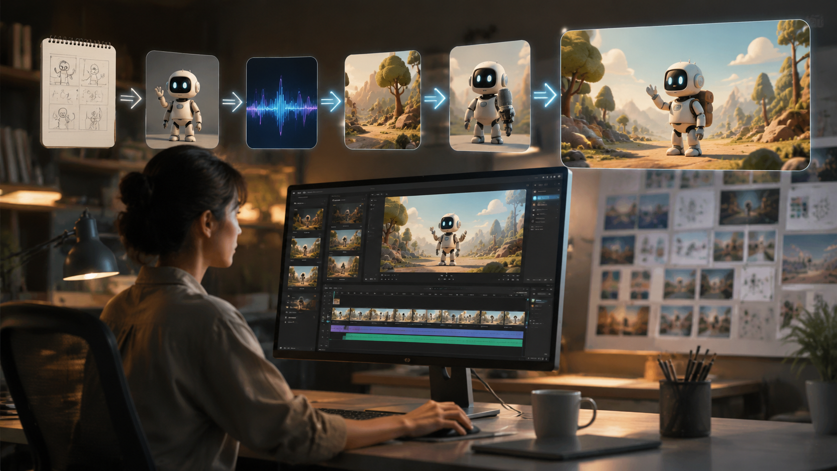 how to make explainer videos with ai workflow