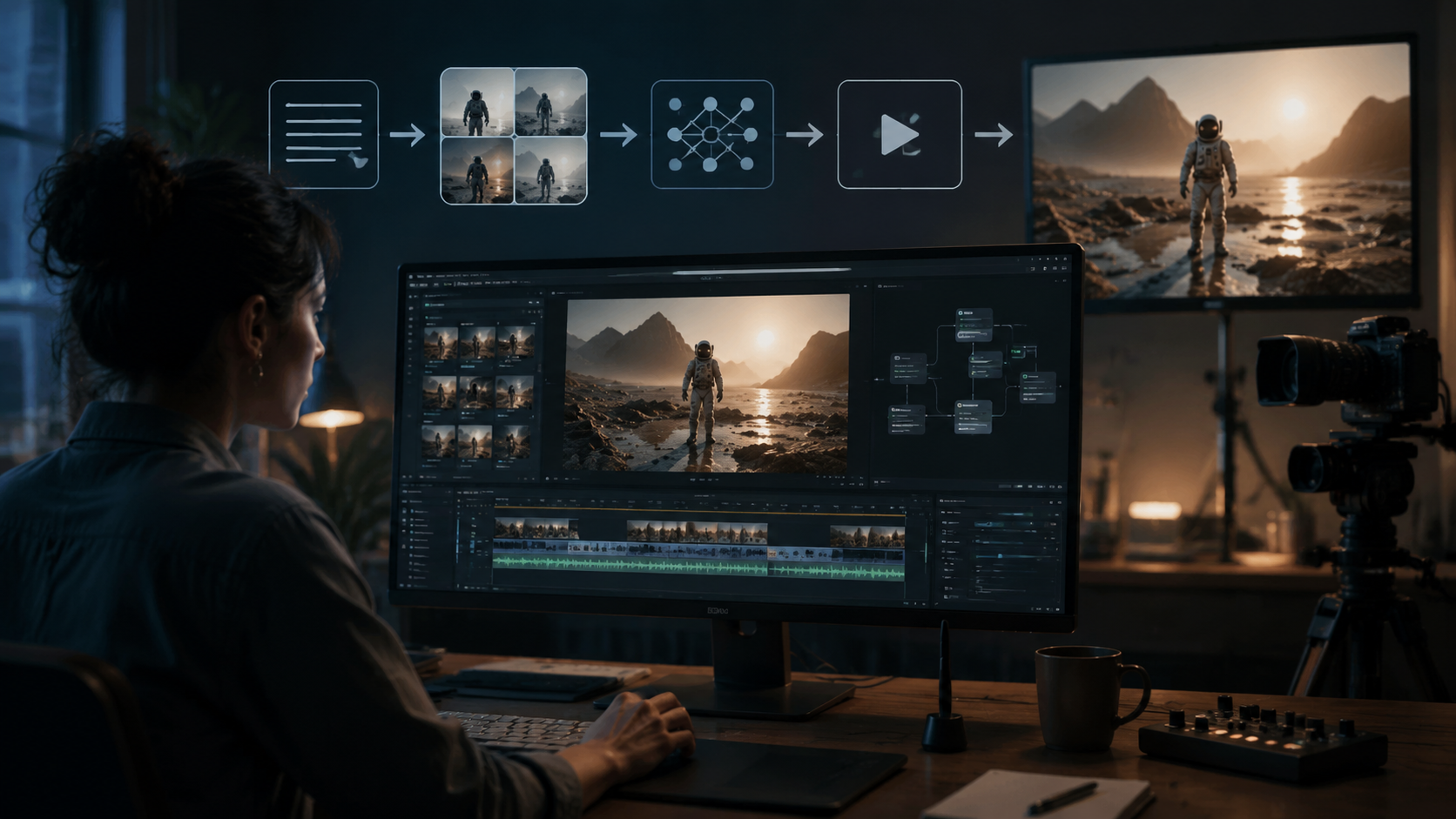 google ai video model fakes workflow