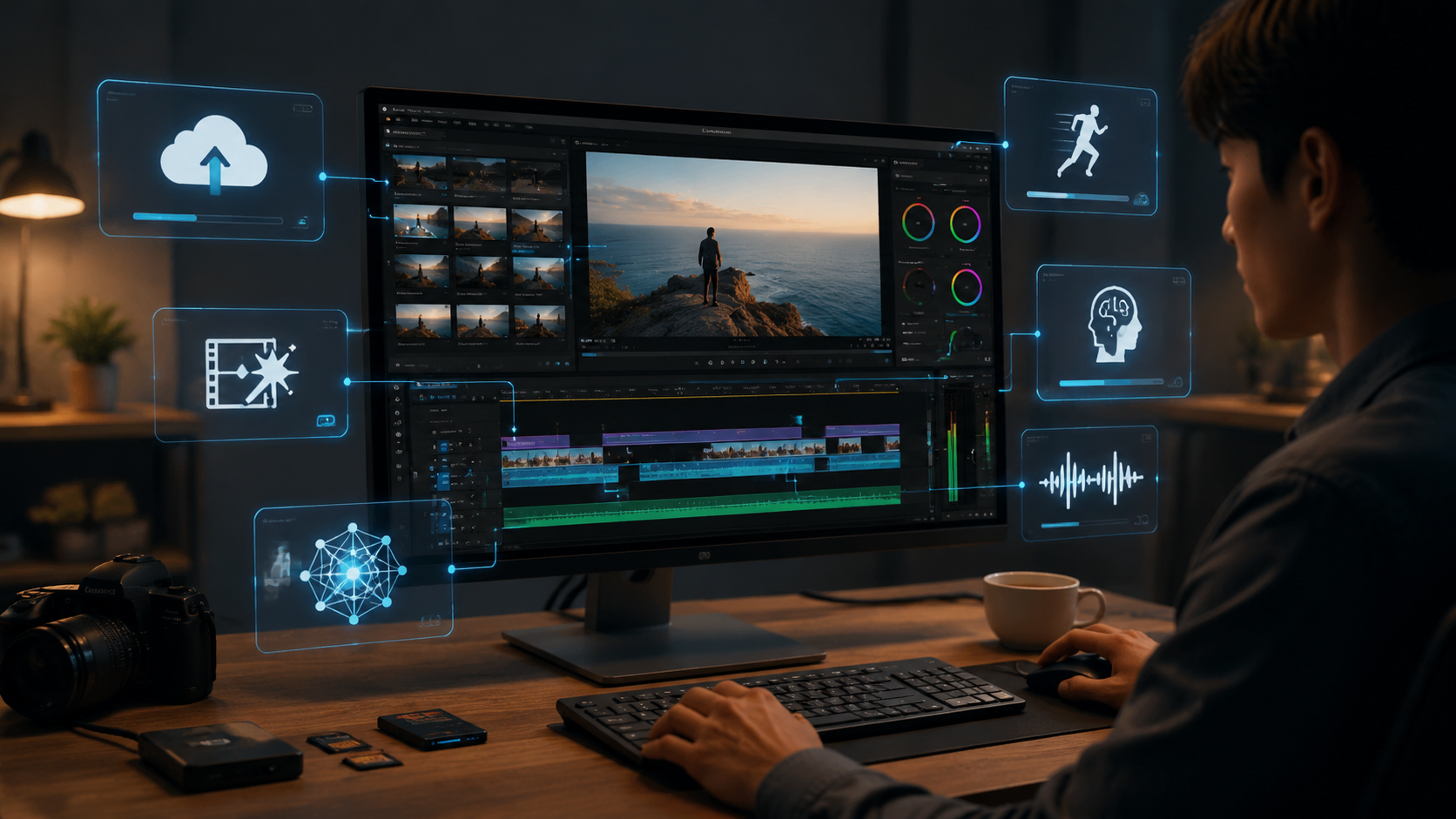 how to speed up video editing ai workflow