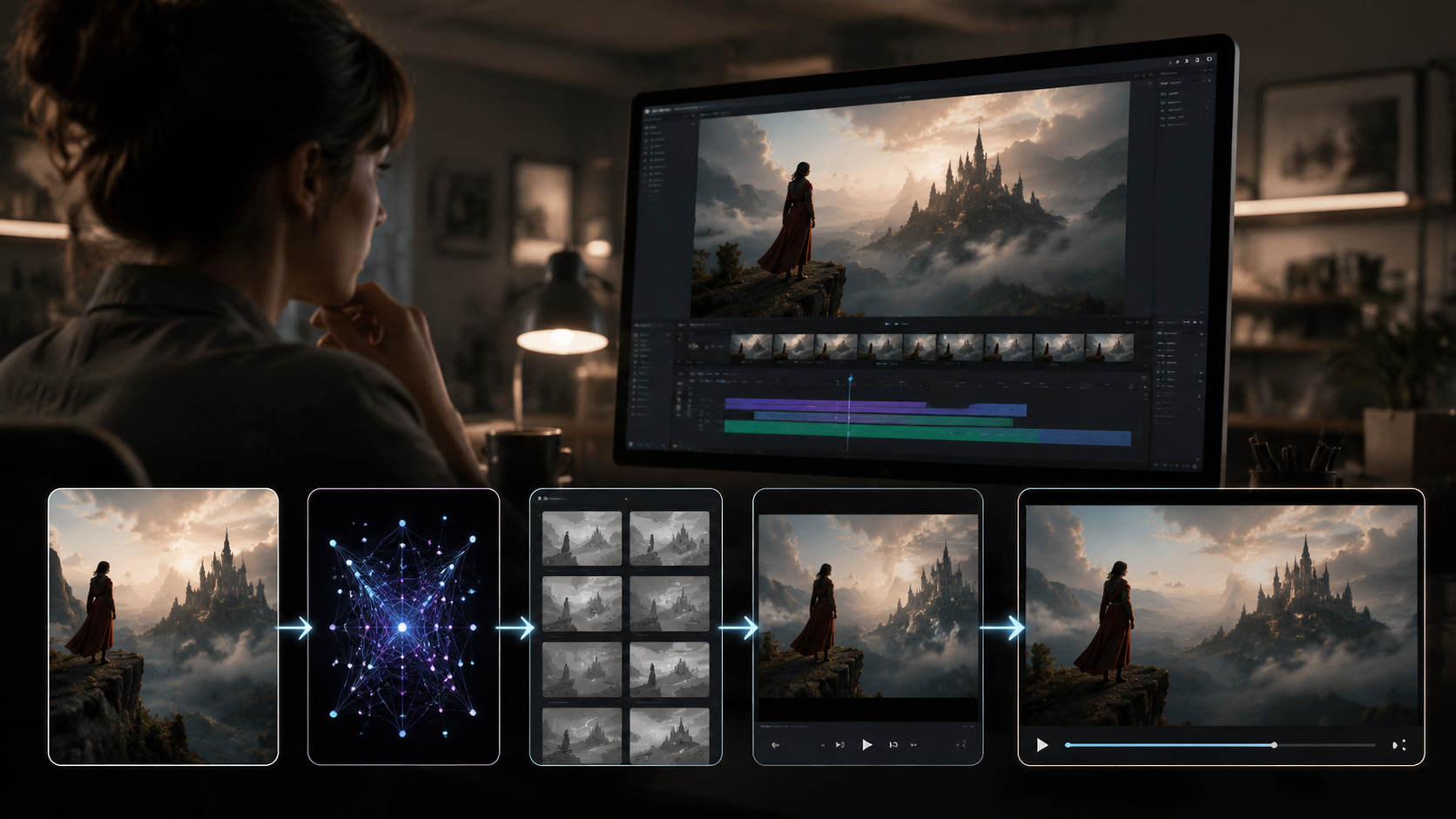 how to make ai videos from images workflow