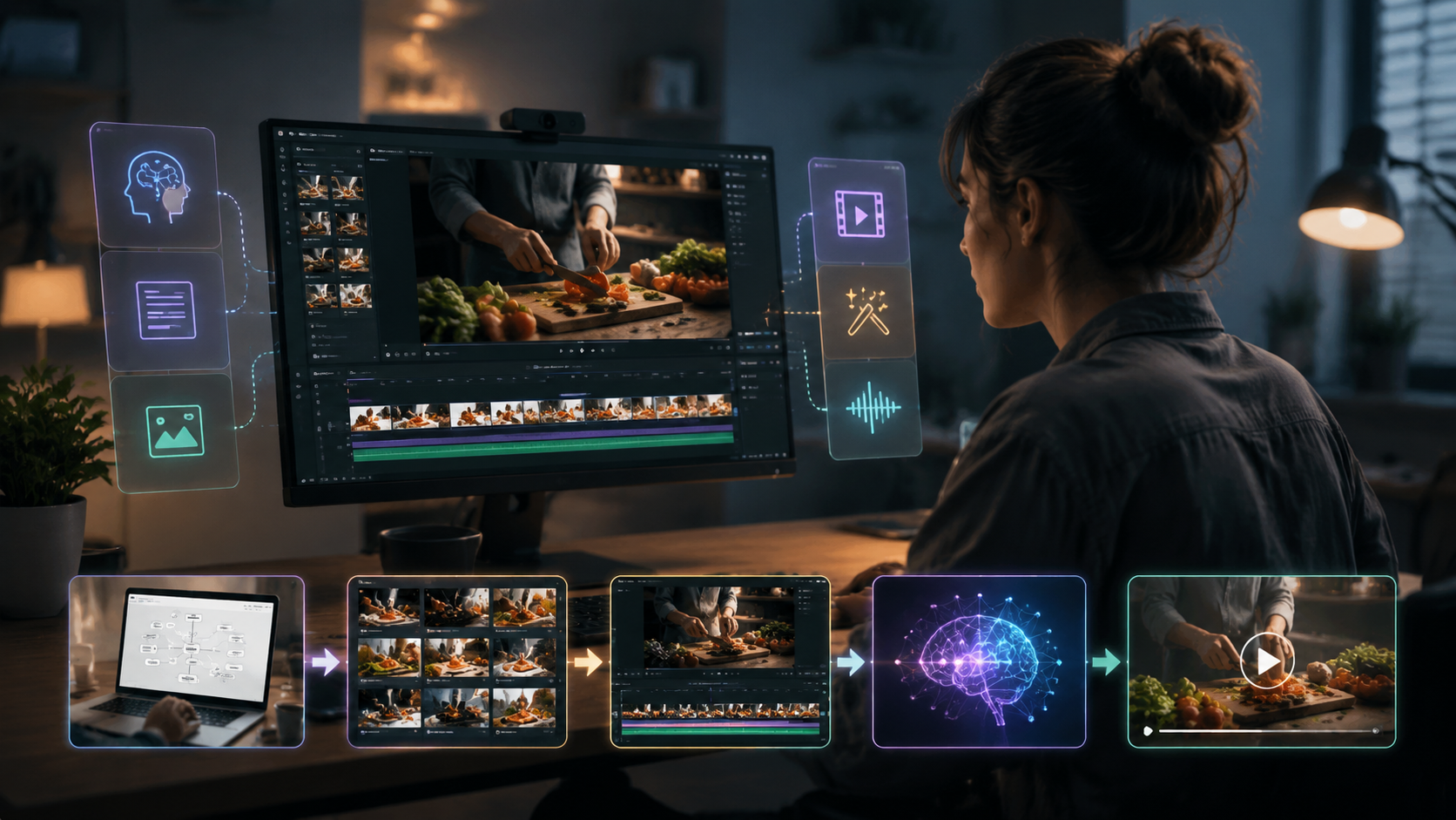 ai video generator for tutorials workflow
