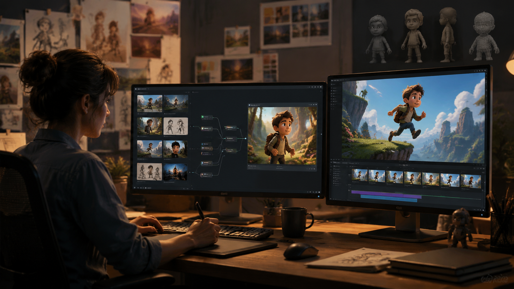 ai video generator for animations workflow