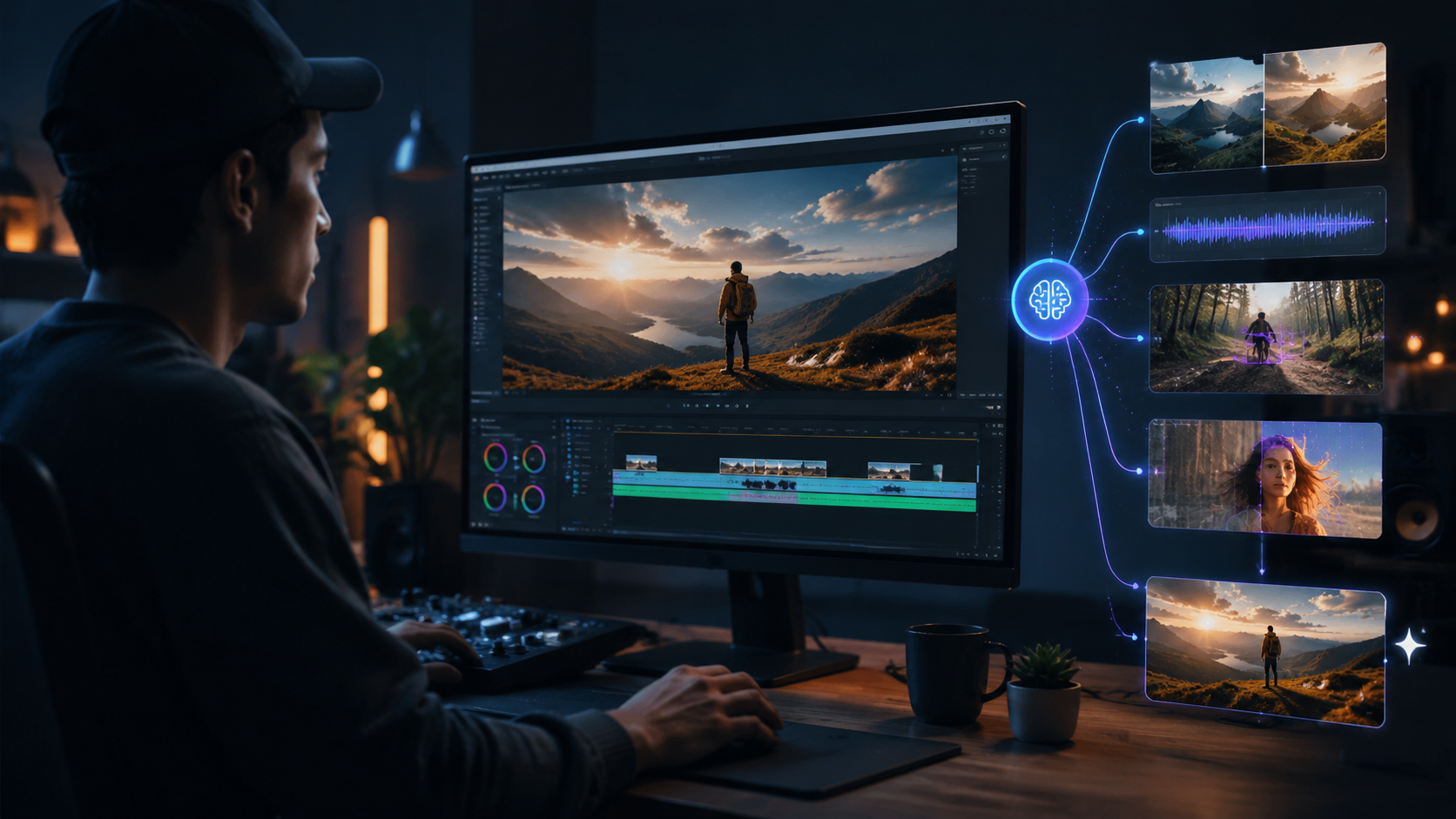how to enhance videos using ai editing workflow