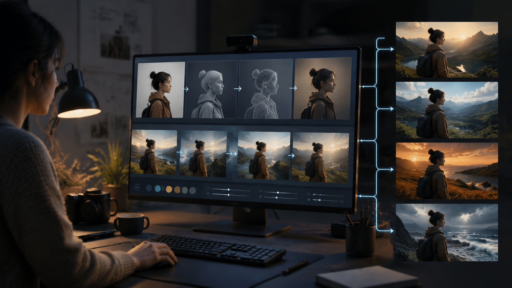 consistent visual creation ai platform workflow