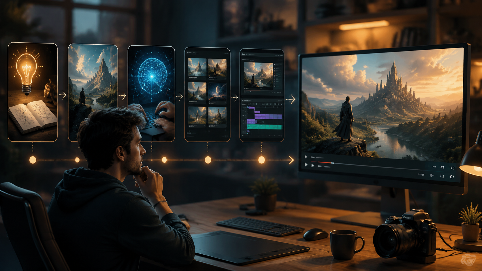 text to video ai for content creation workflow