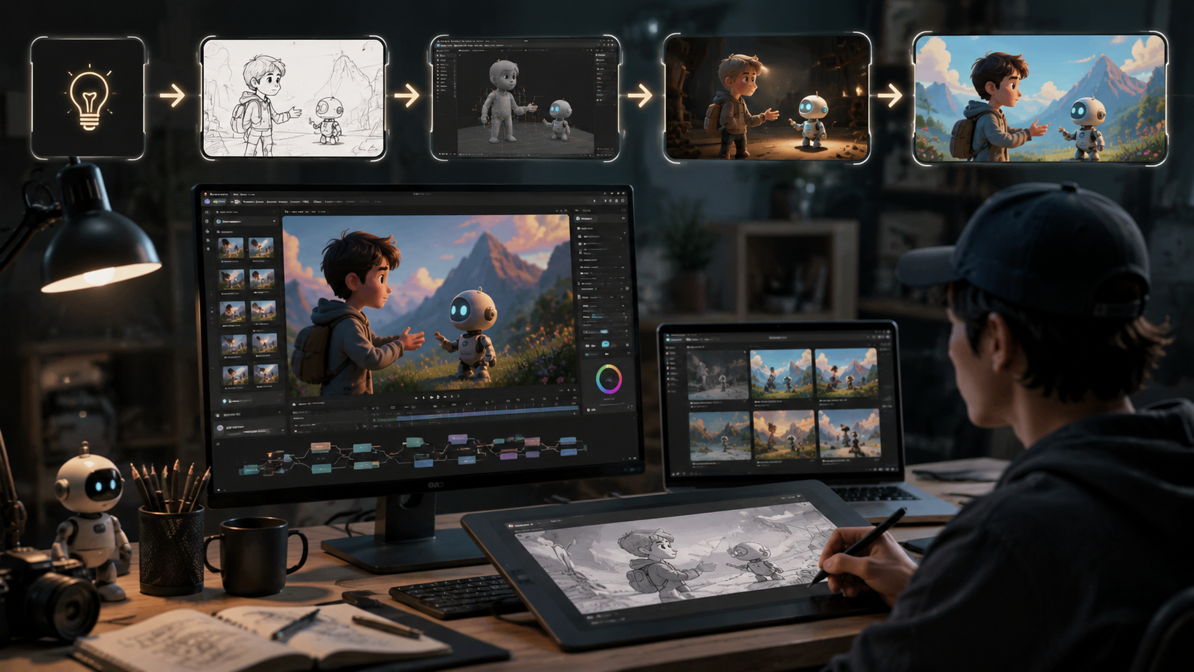 ai animation generators for content creation workflow