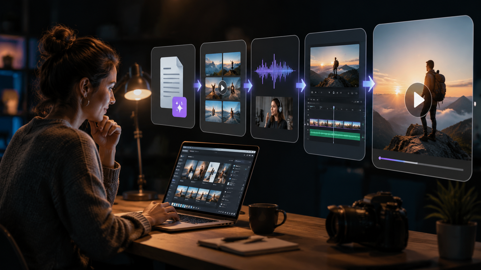 pictory ai text to video review workflow