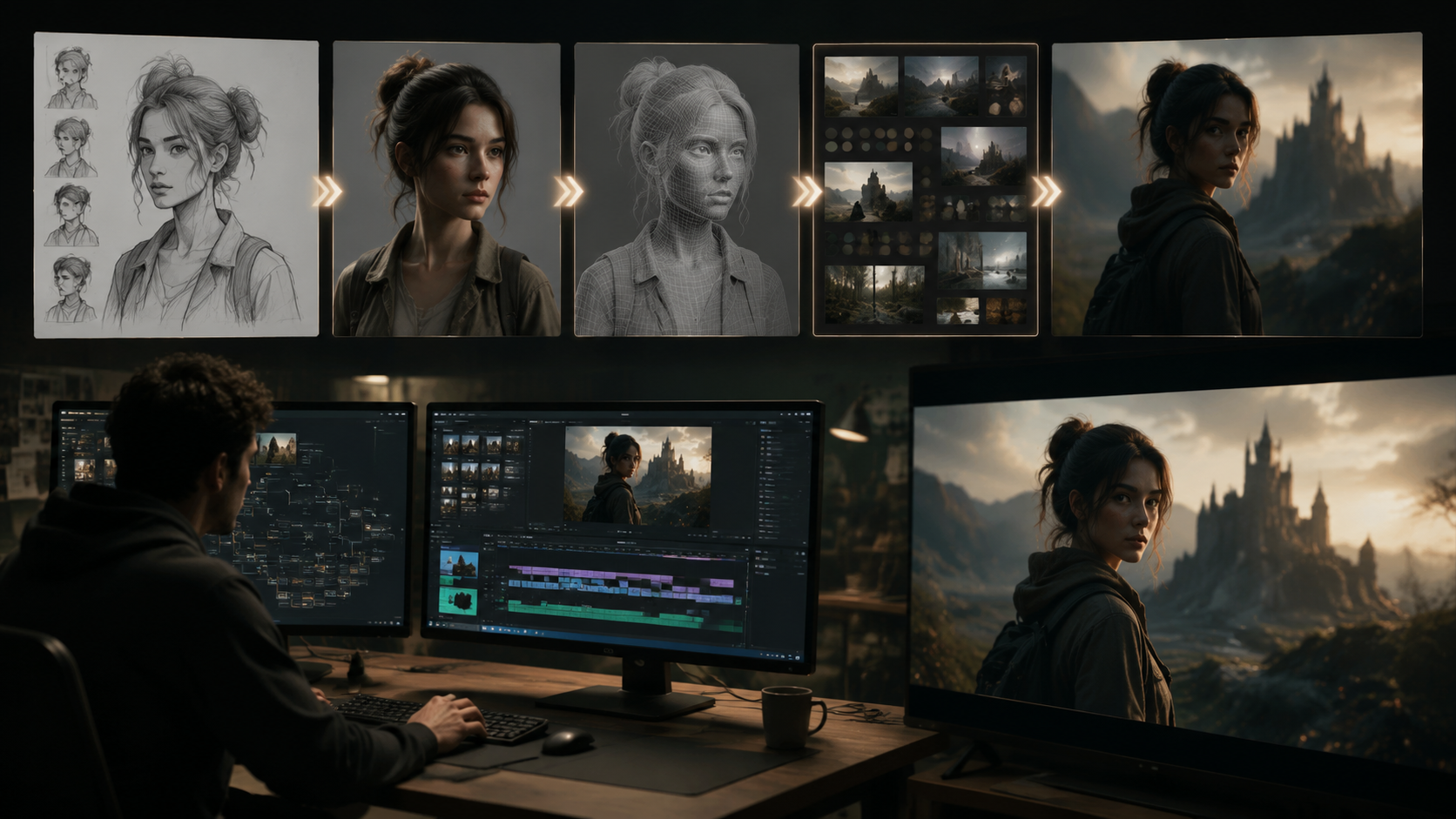 consistent visual creation with ai video workflow