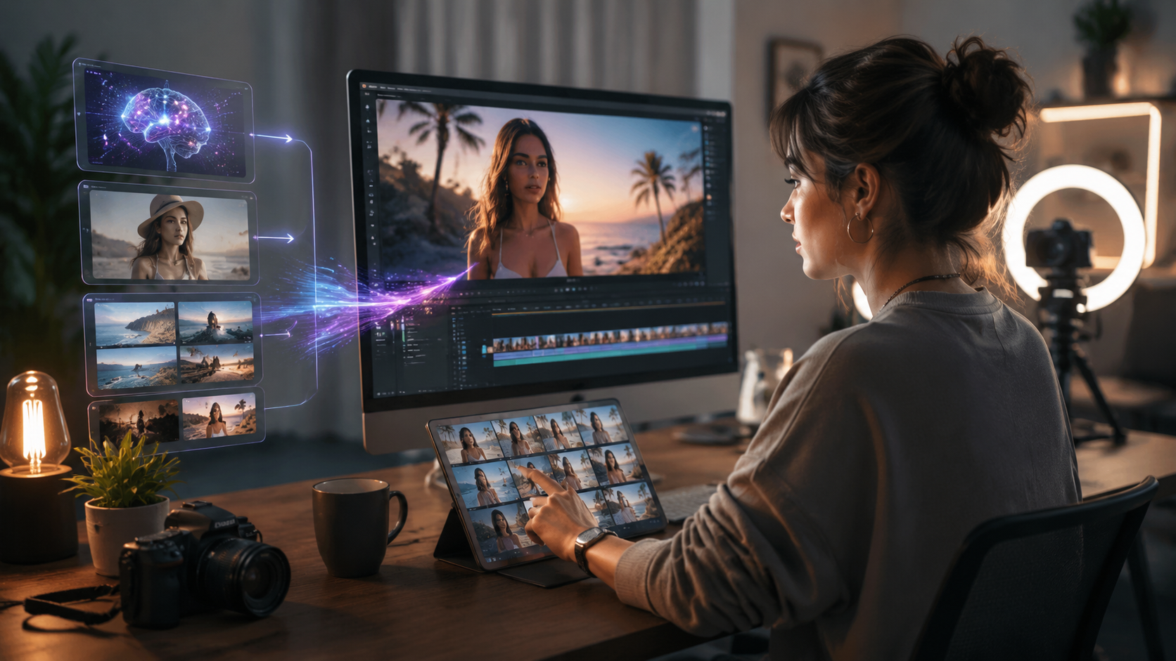 ai video generator for influencers workflow