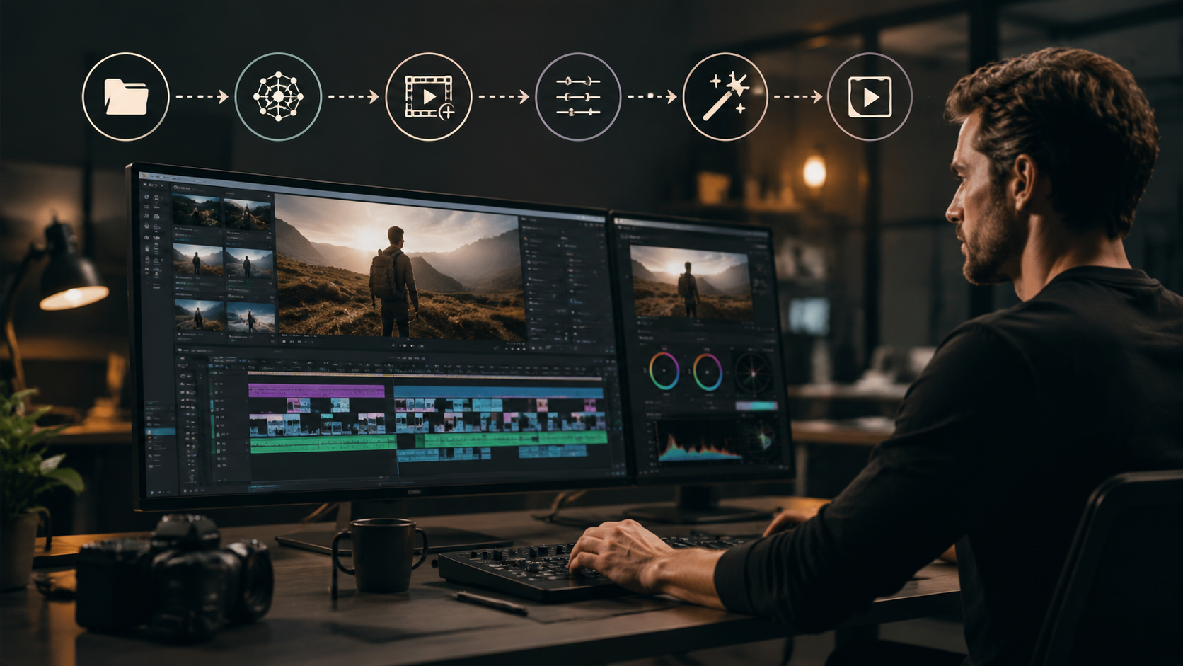 best ai video editing for professionals workflow