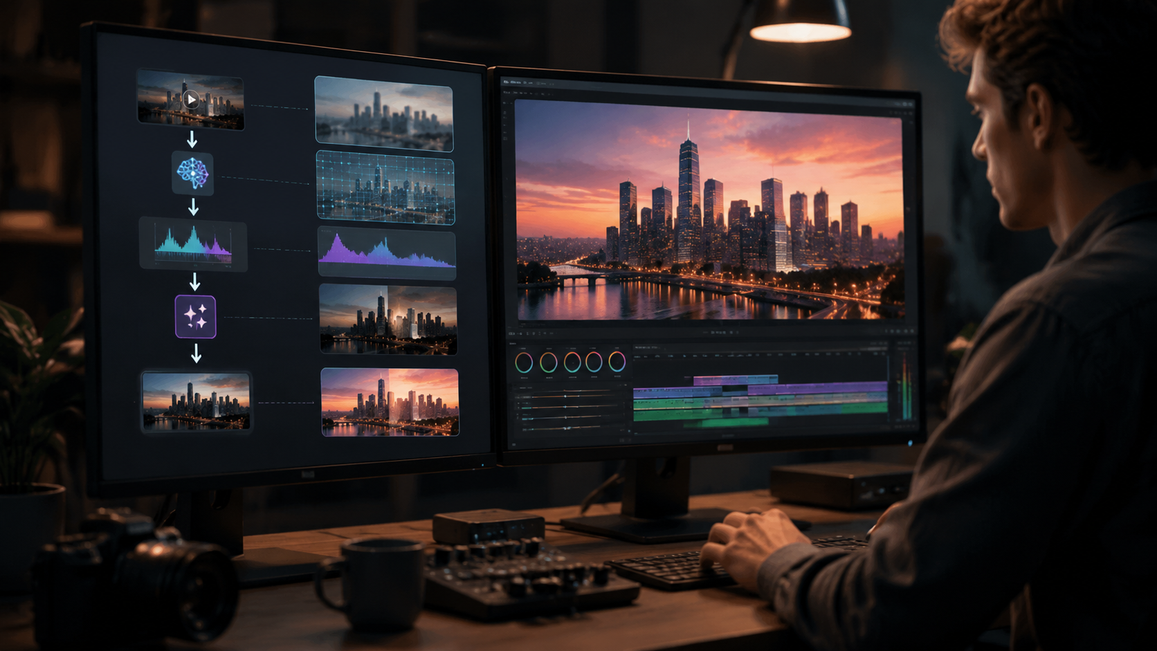how to enhance videos using ai workflow