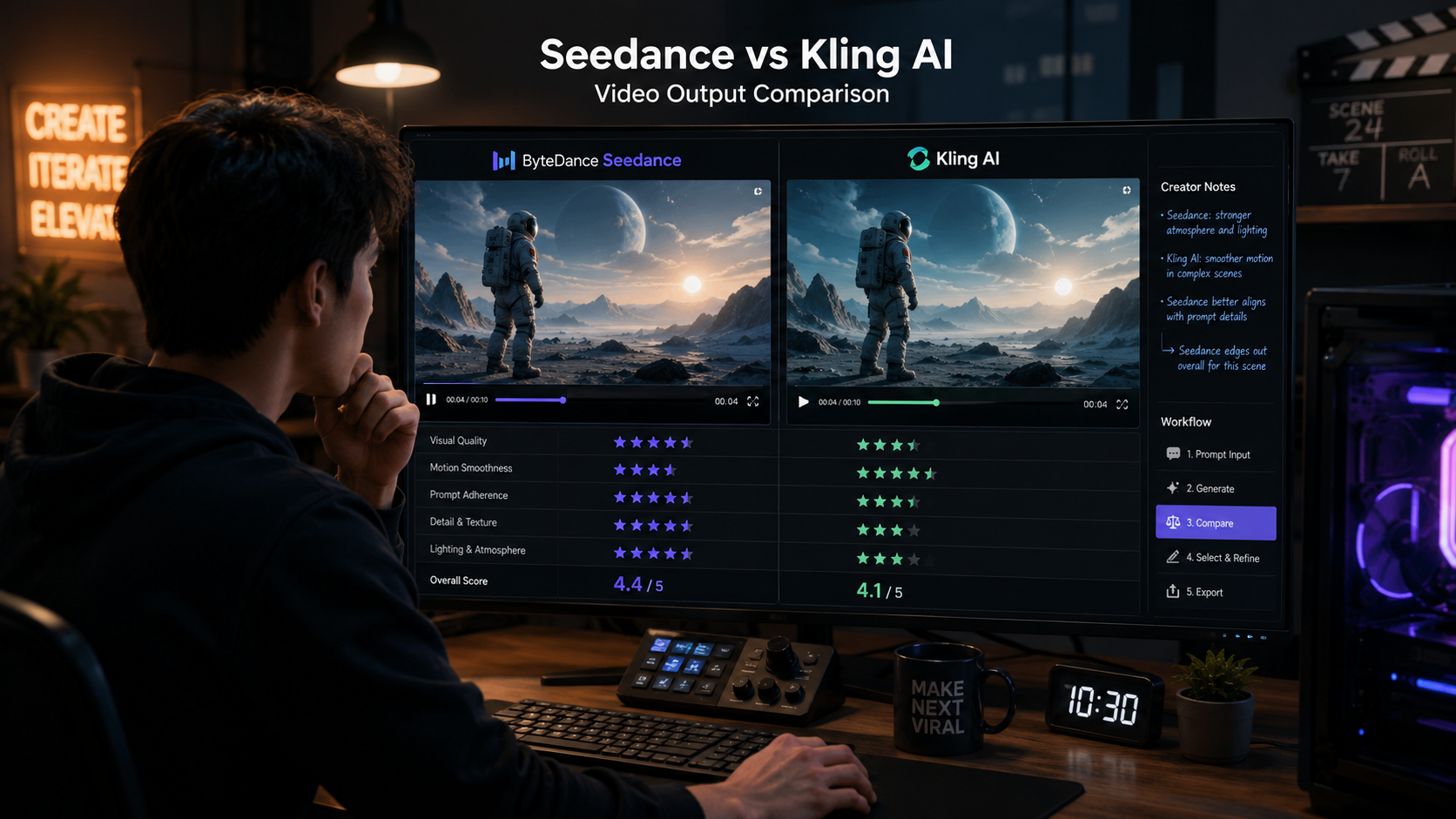 ByteDance Seedance vs Kling AI video workflow