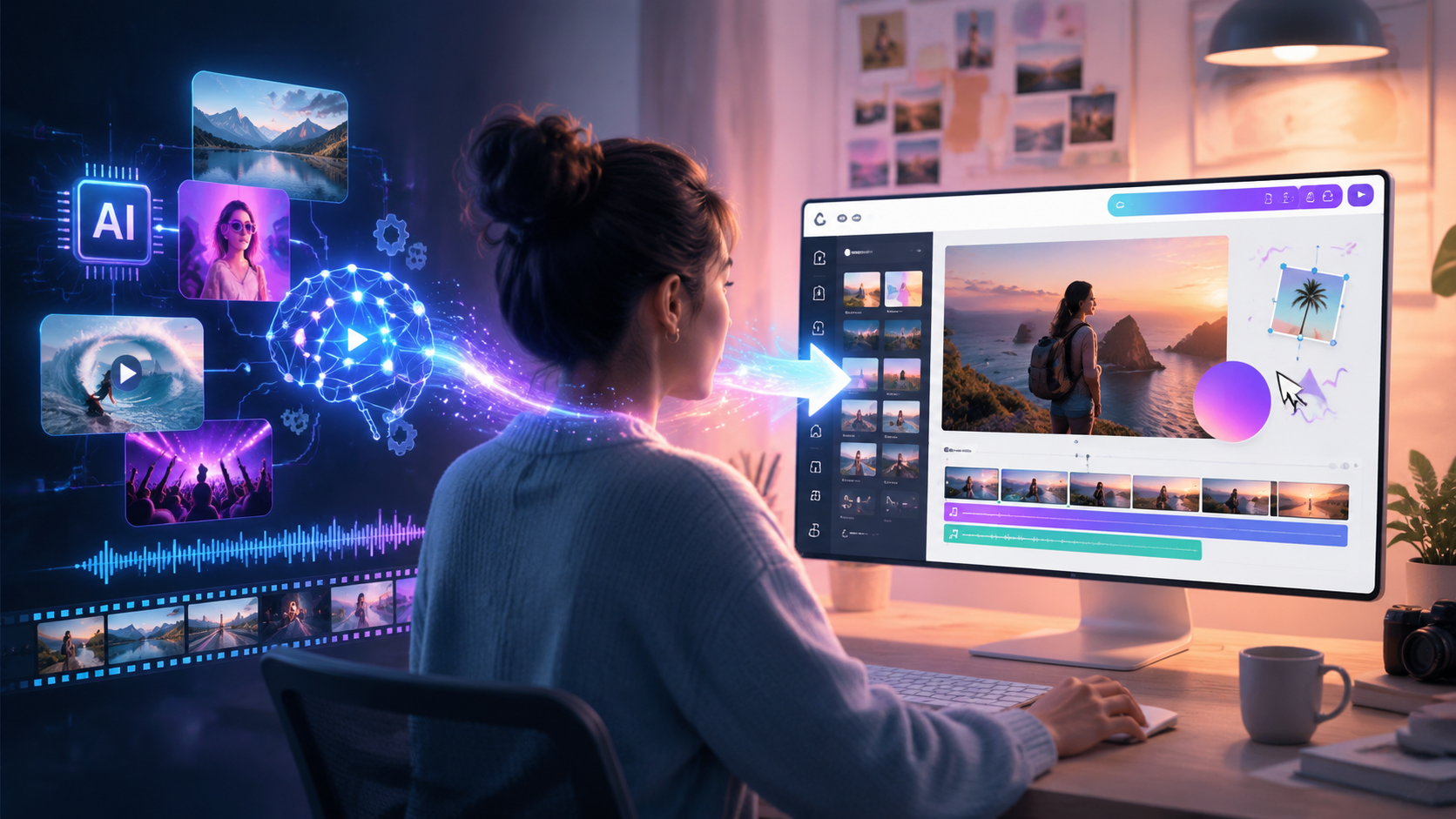ai video editing vs canva video editor workflow