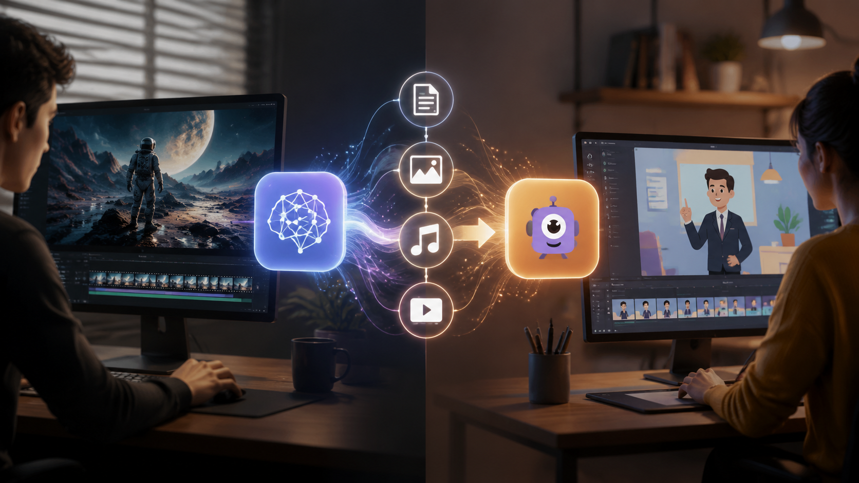 ai video generator vs animaker comparison workflow