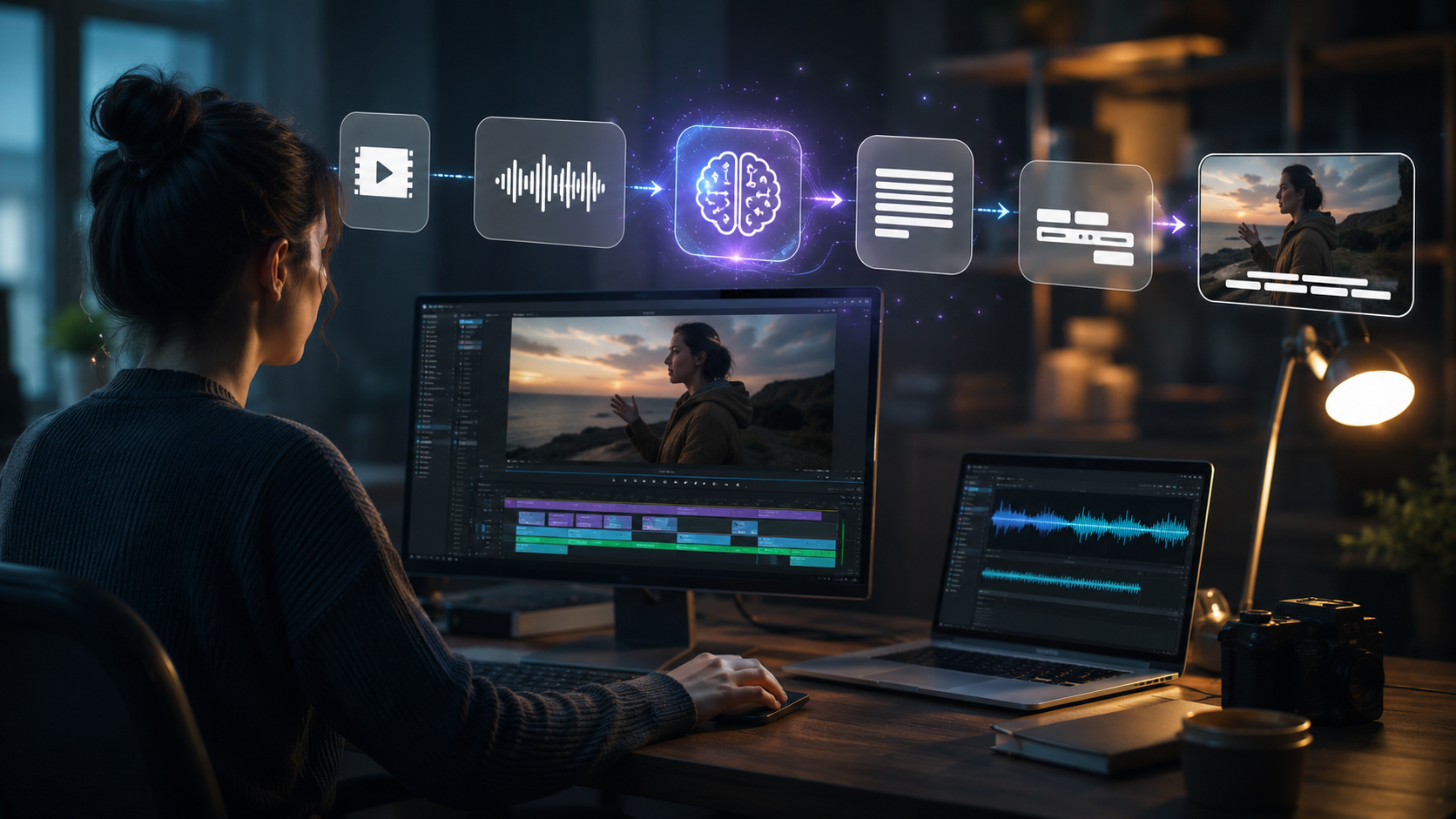 how to use ai for video subtitles workflow